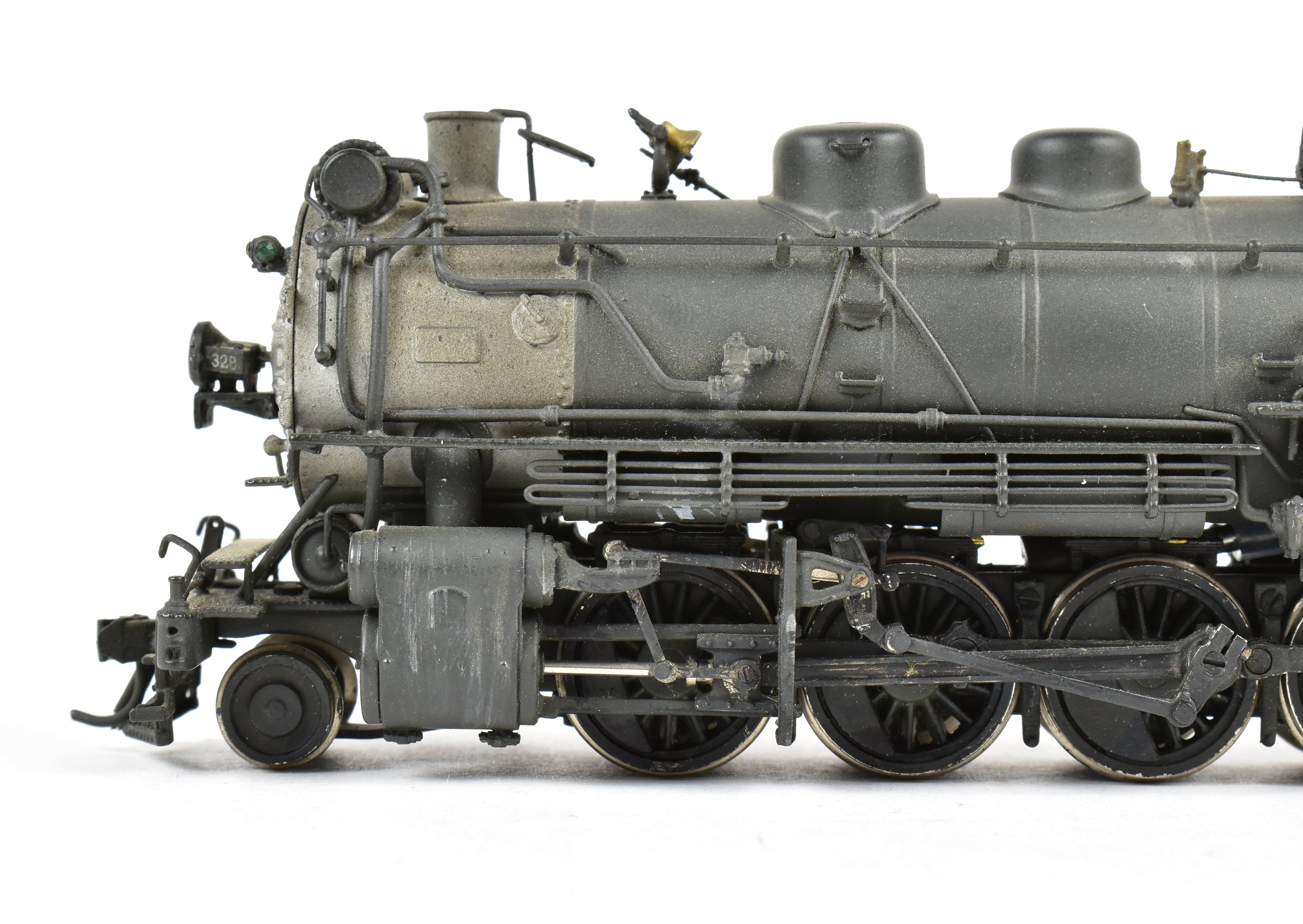 HO Scale Brass Pacific Fast Mail (PFM) - United Western Pacific MK - 60 2 - 8 - 2 Mikado Locomotive Model, Custom Painted and Weathered for Collectors