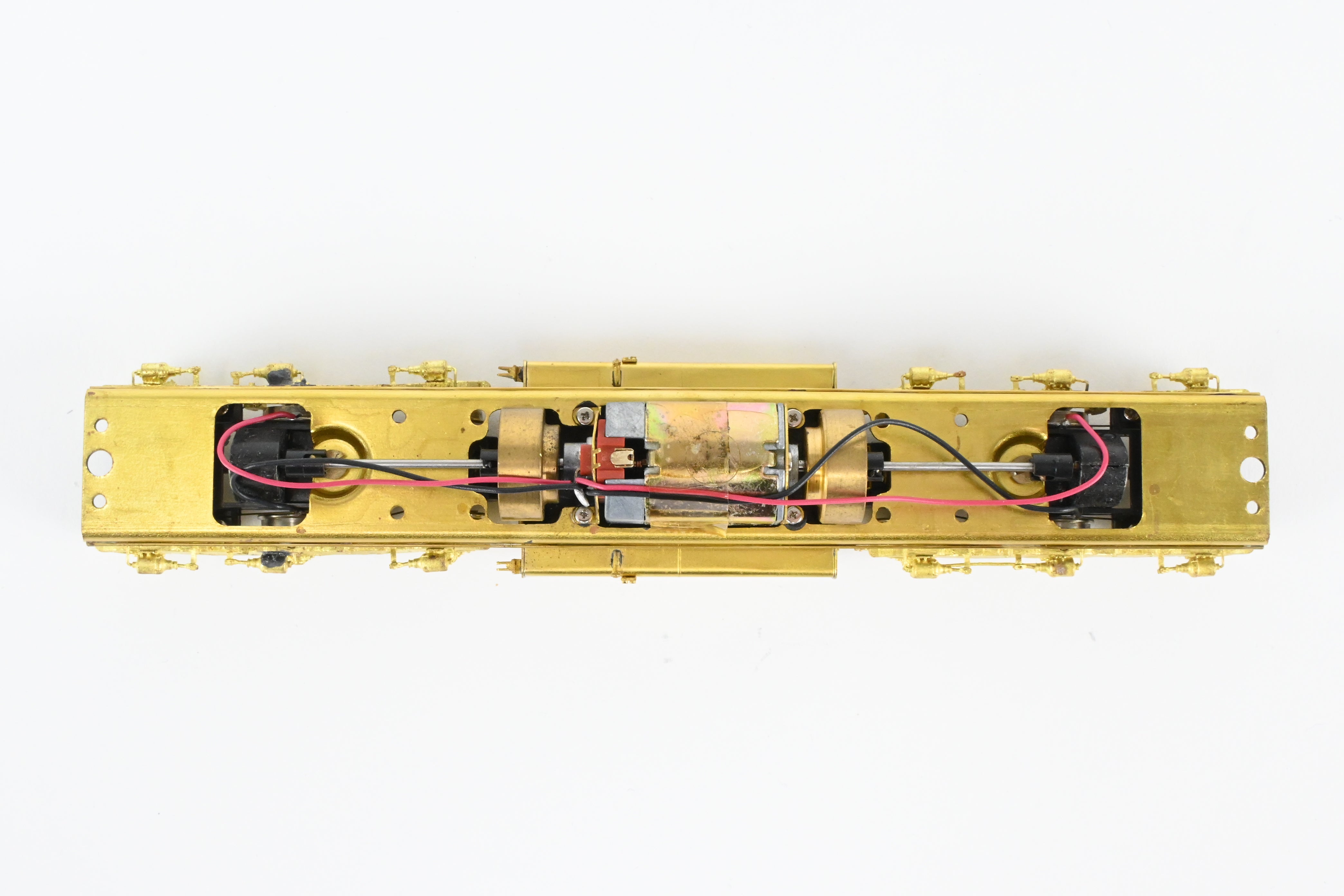 HO Scale Brass Train Drive Systems for EMD SD24 by Overland Models Inc. with Various Road Designs and Brass Fuel Tank
