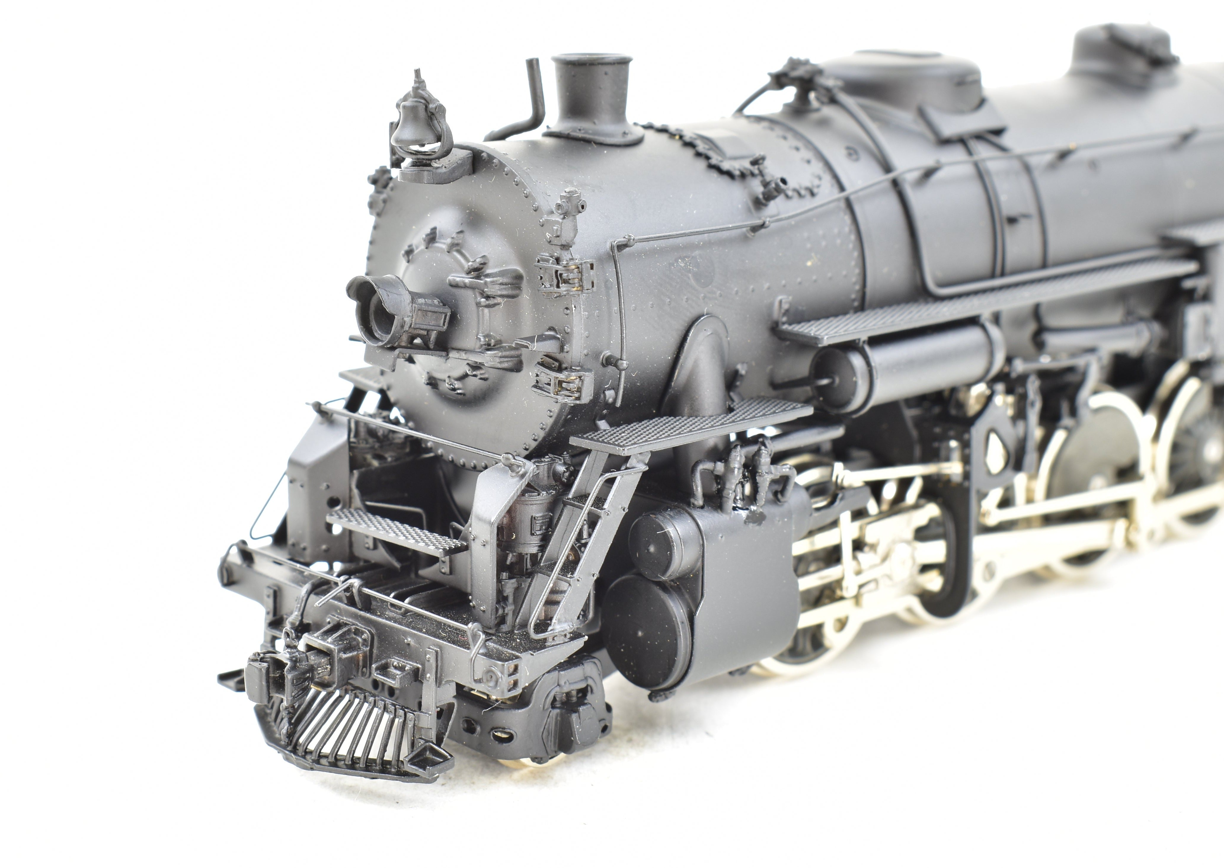 HO Scale Brass Model Train - Oriental Limited Erie Railroad S - 3 2 - 8 - 4 Locomotive with Spoked Drivers and FP Features