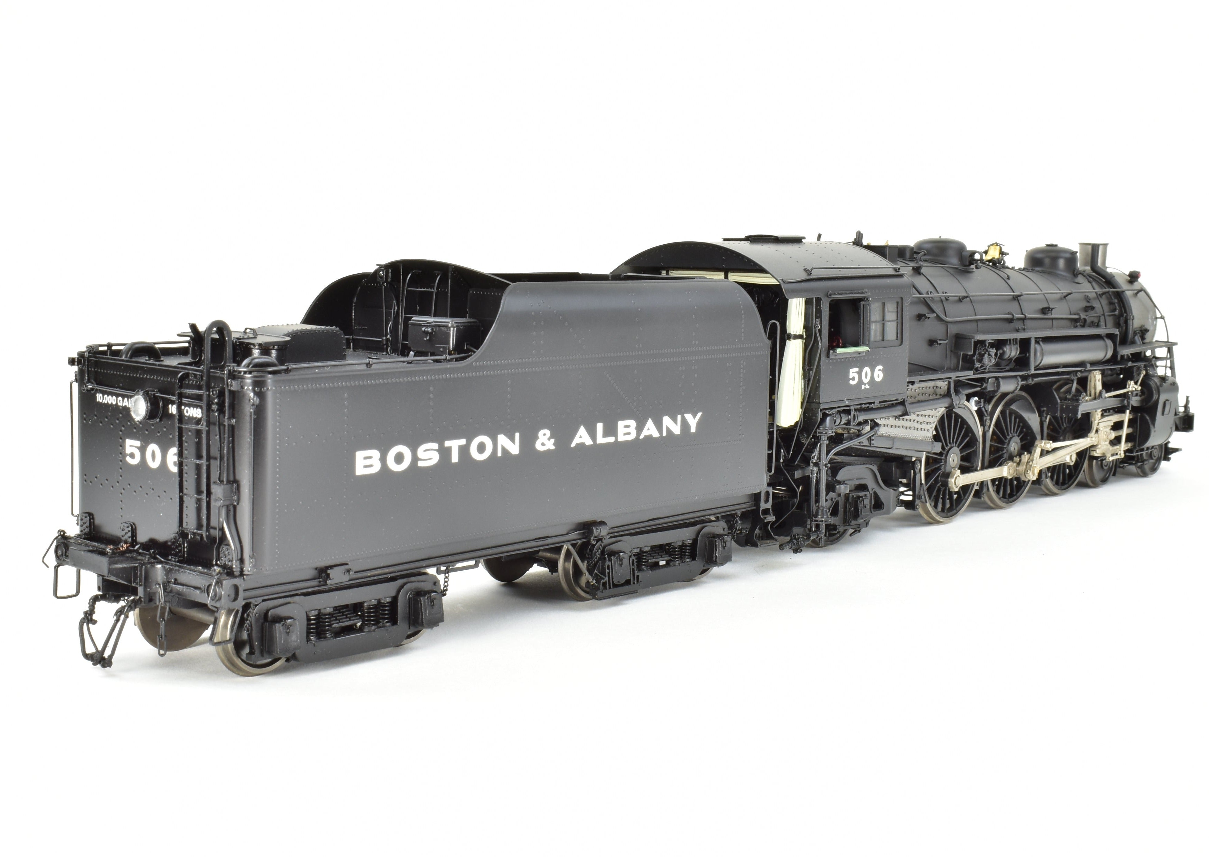 O Scale 1:48 Brass Steam Locomotive - Key Imports B&A - Boston & Albany K-3n 4-6-2 Pacific Factory Painted Model #506