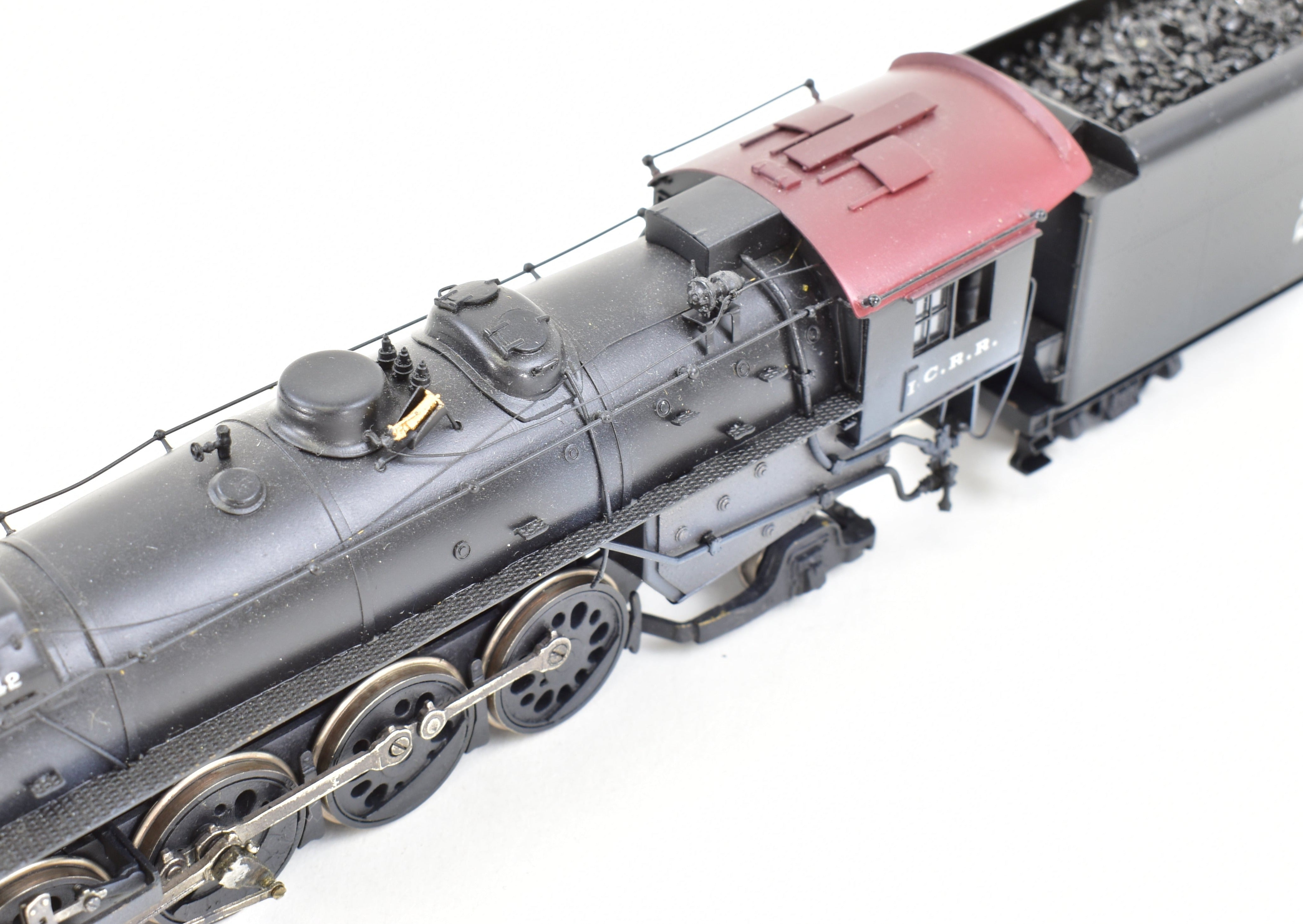 HO Brass Hallmark Illinois Central 4-8-2 with New NWSL Gearbox, DCC & Sound