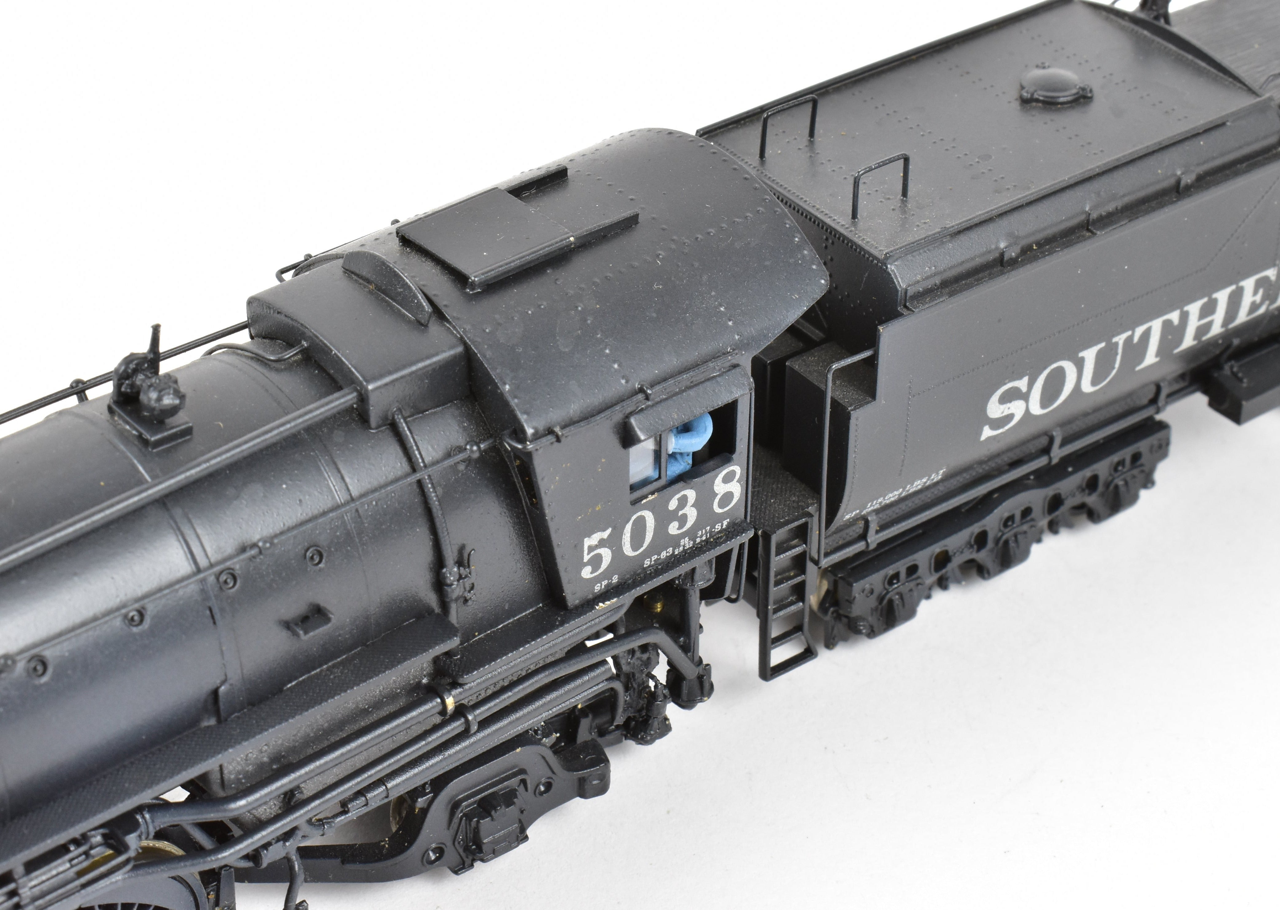 HO Scale Brass Westside Model Co. Southern Pacific SP-2 4-10-2 Custom Painted Steam Locomotive Model No. 5038 for Railroad Enthusiasts