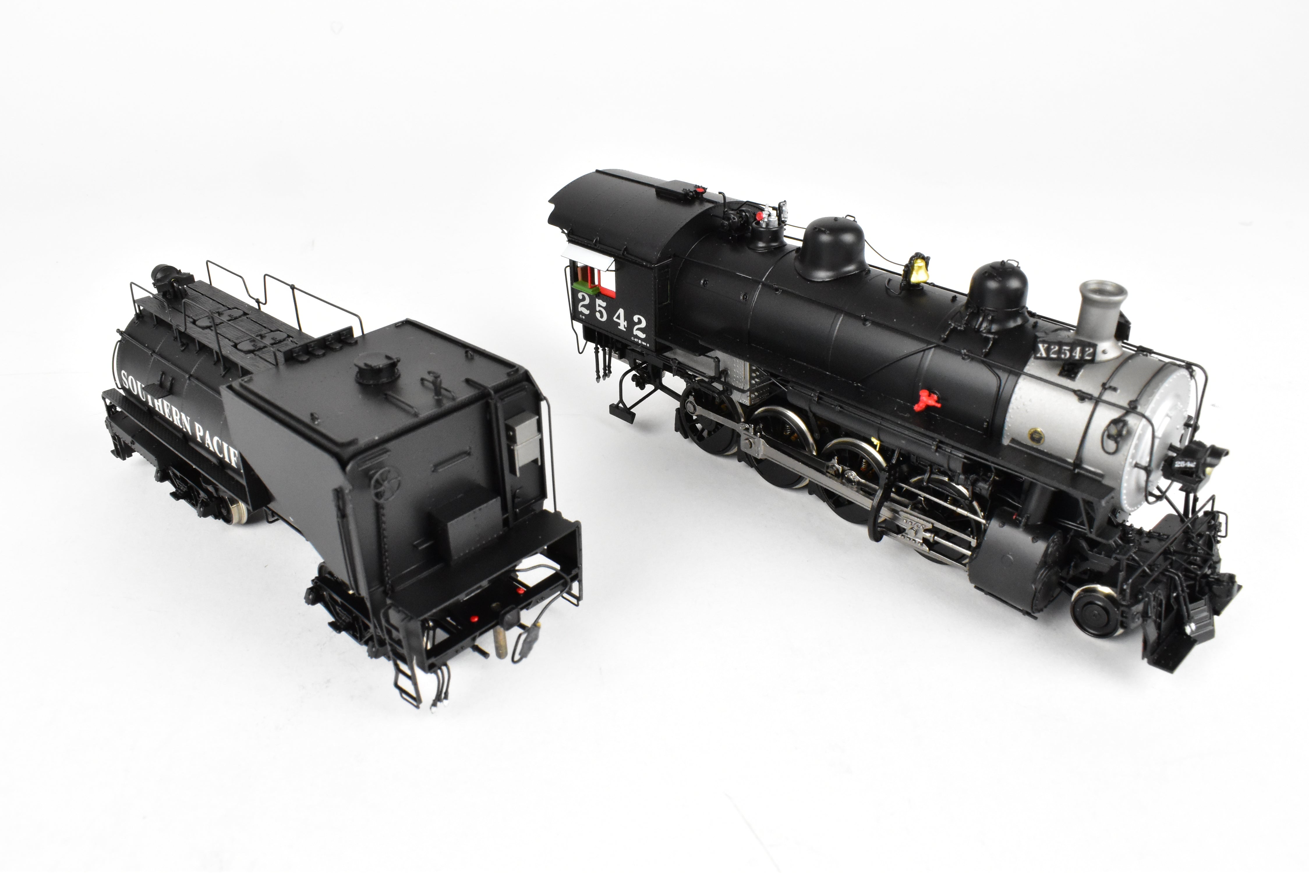 High - Quality HO Scale Brass Steam Locomotive - Challenger Imports SP Southern Pacific Class C - 9 2 - 8 - 0 Front Pilot Engine #2542