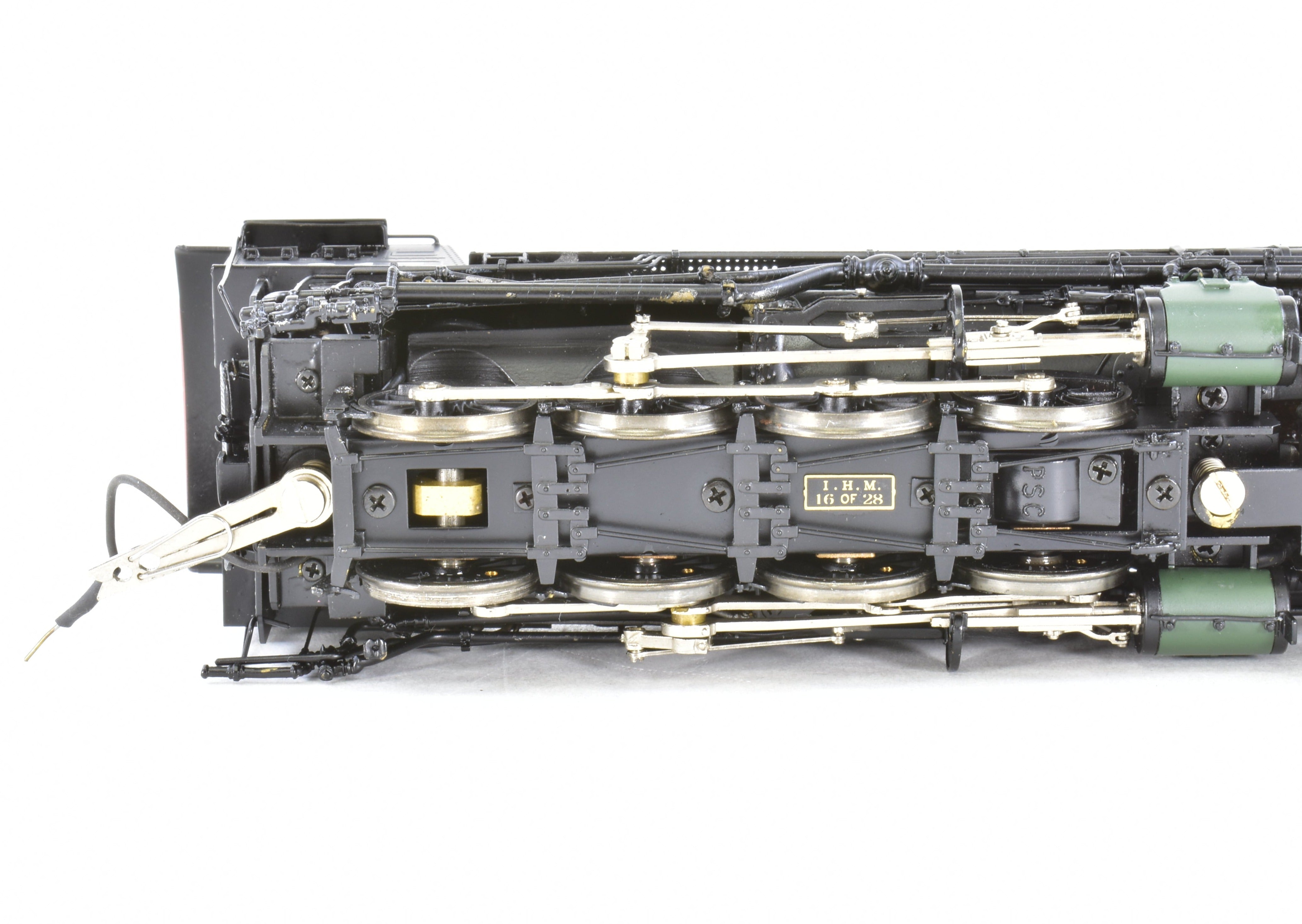 HO Scale Brass Model Train by Precision Scale Co. - Great Northern Class N - 3 2 - 8 - 8 - 0 FP in Glacier Park Scheme
