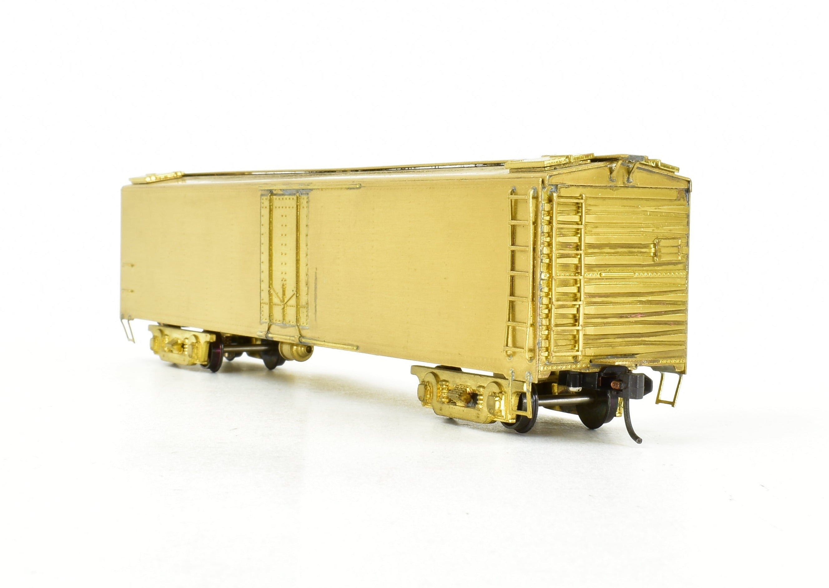 High - Quality HO Scale Brass Cascade Models Railway Express Agency (REA) 50 - Foot Steel Express Refrigerator Car for Model Trains
