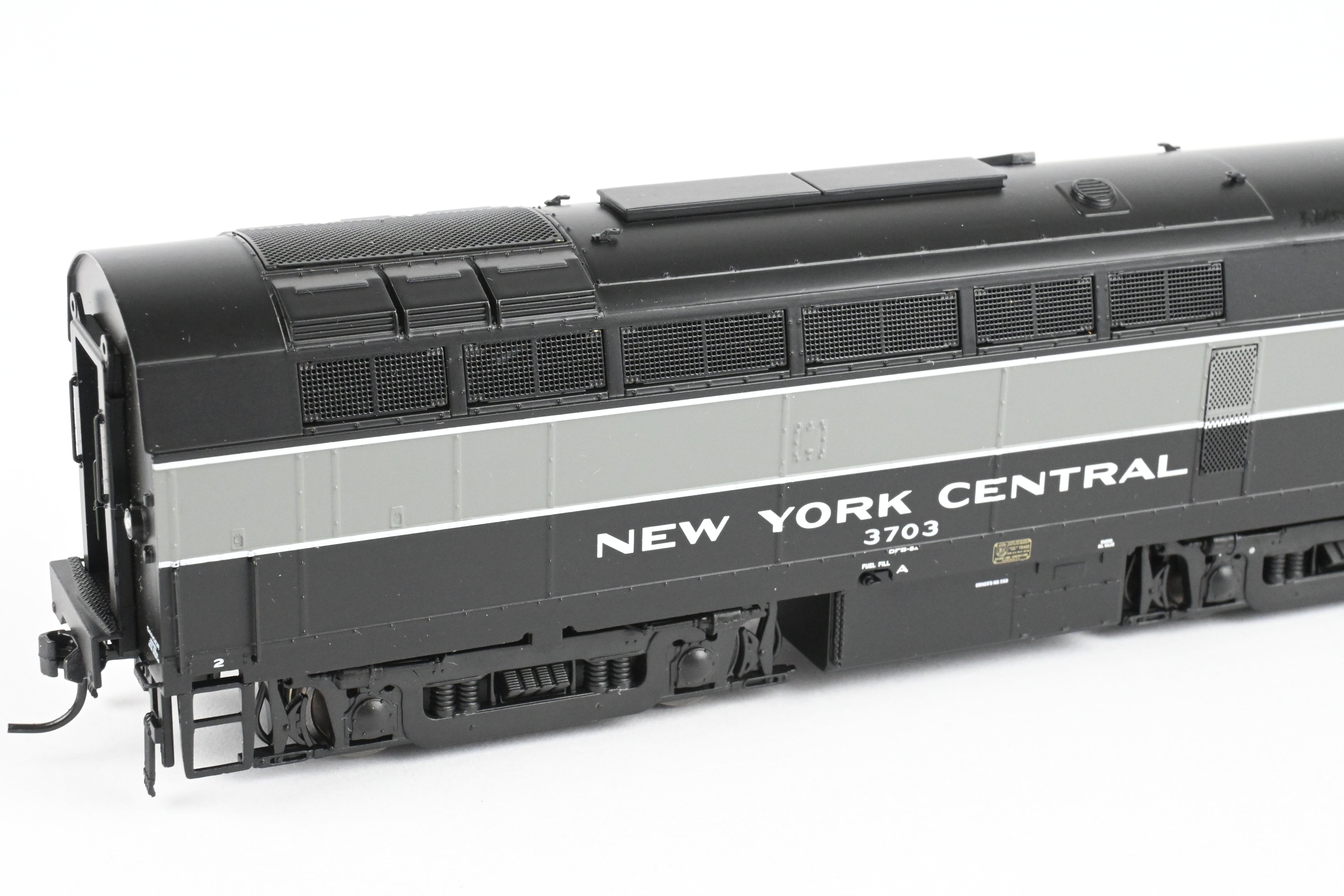 HO Scale Model Train - Broadway Limited Imports New York Central Baldwin RF - 16B Unit with Paragon 3 DCC and Sound, Factory - Painted Lighting Stripes, FP No. 3703