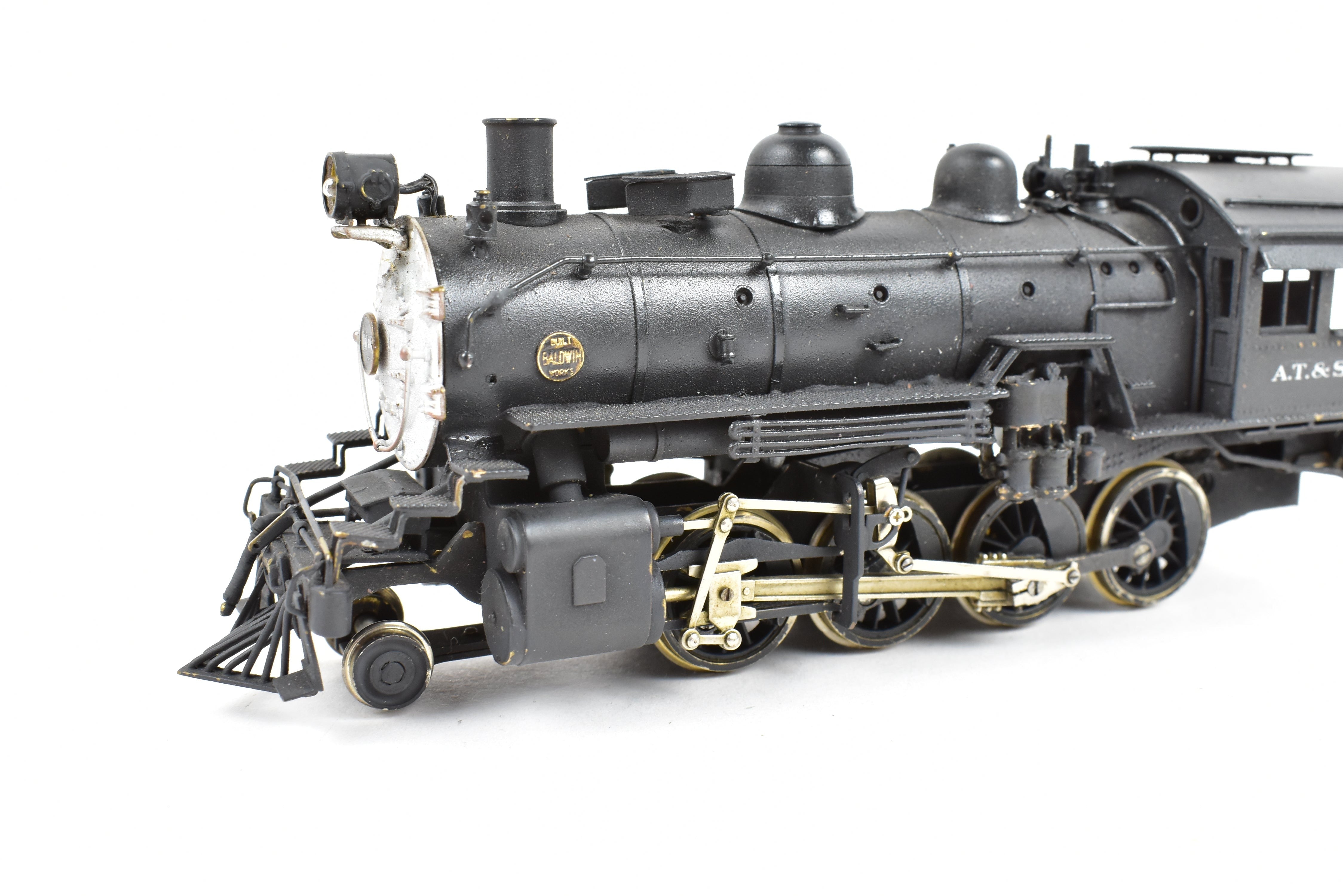 HO Brass PFM - United ATSF Santa Fe 2-8-0 Custom Painted with Can Motor & NWSL Gearbox Upgrade