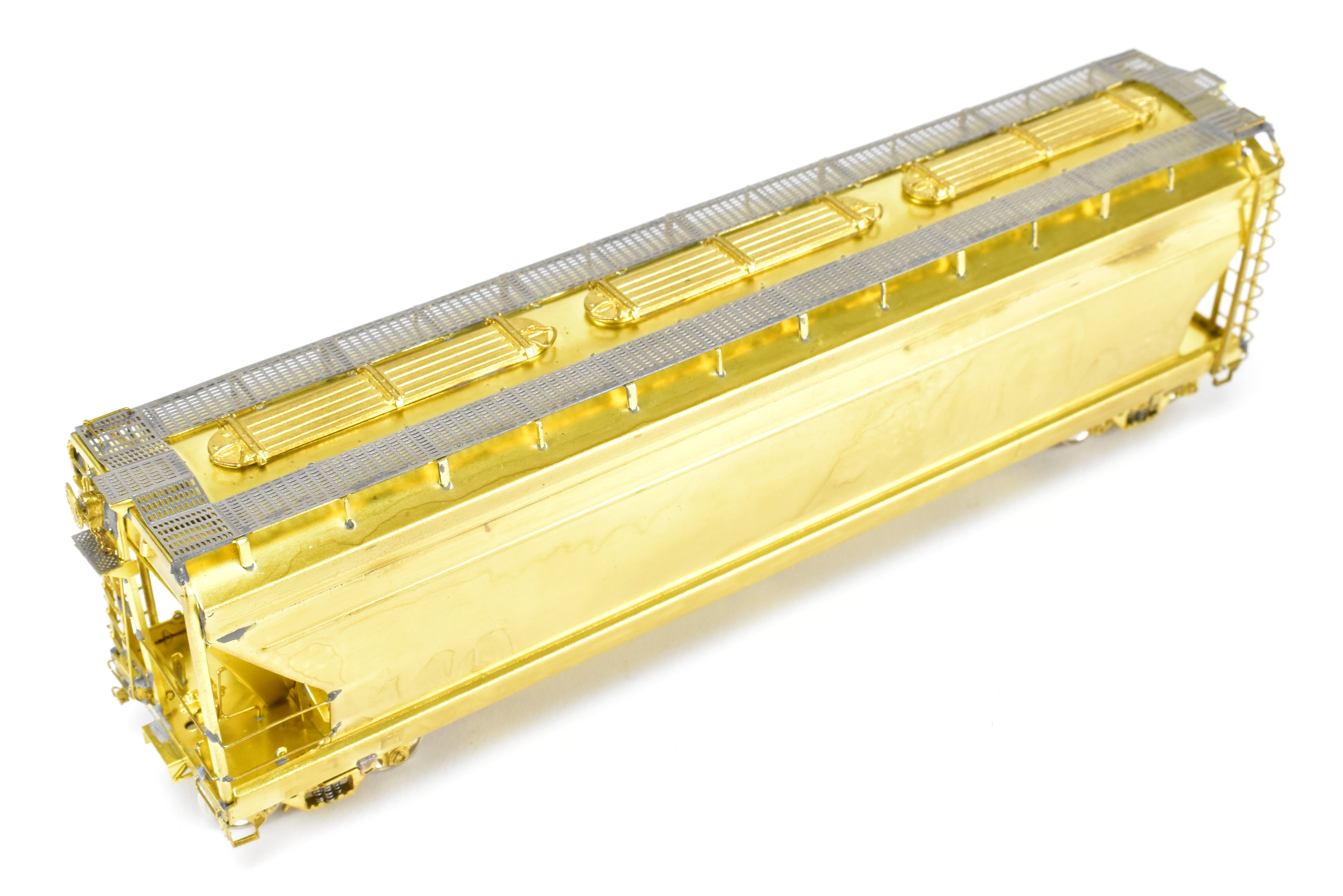 HO Scale Brass OMI - Overland Models, Inc. Various Roads ACF 3 - Bay Counterflow 4650 Cubic Feet Covered Hopper Model with 3 Long Hatches