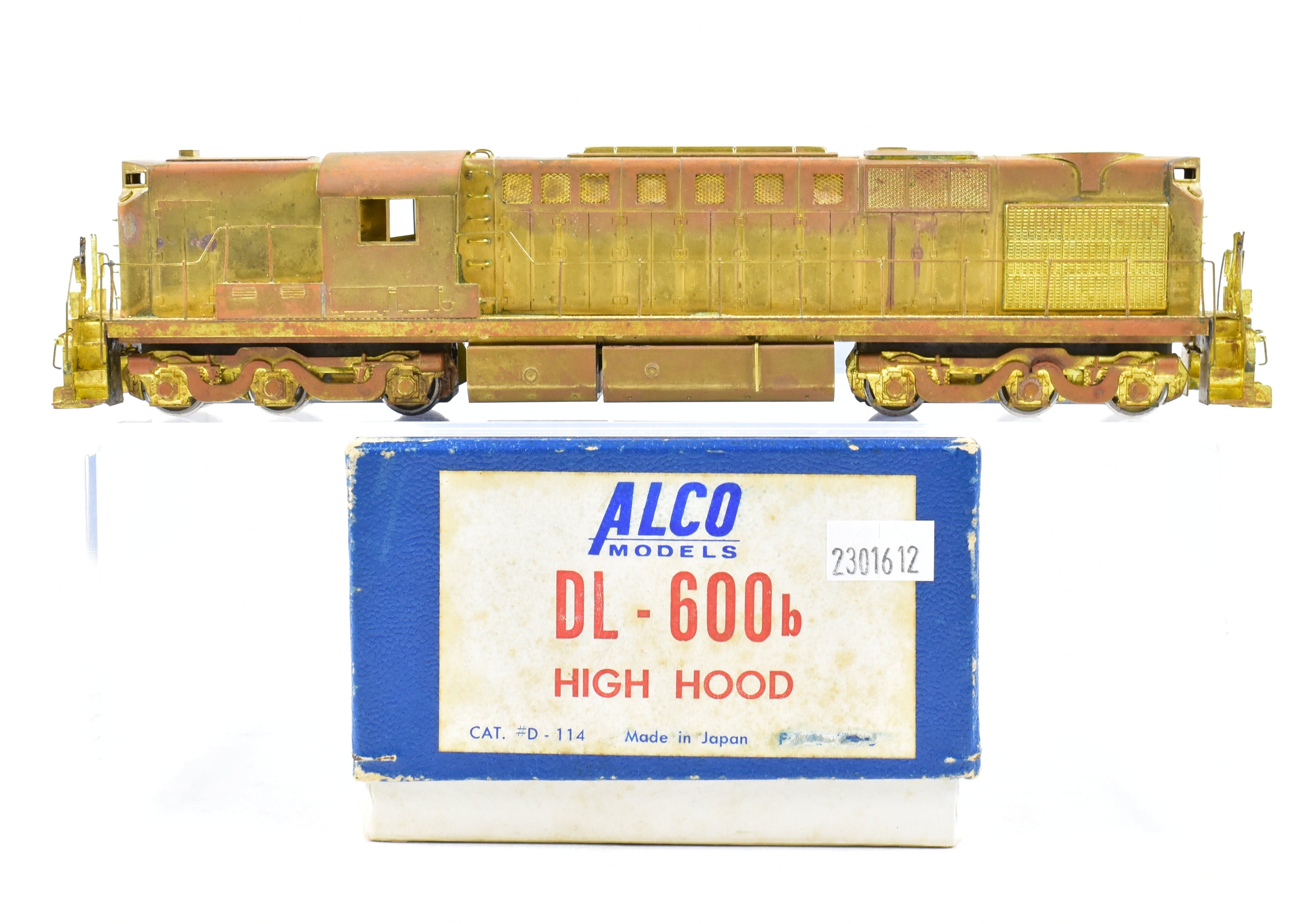 HO Scale Brass ALCO DL-600B RSD-15 High Hood Diesel Models for Various Roads