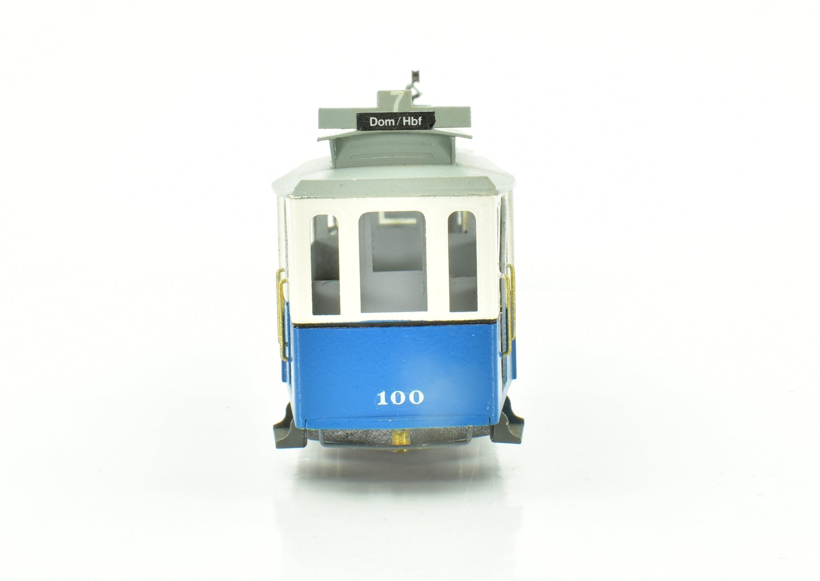 Collectible HO Scale Brass Philotrain Apeldoor - Nederland Type HTM 51 - 80 Painted Tram Set Model