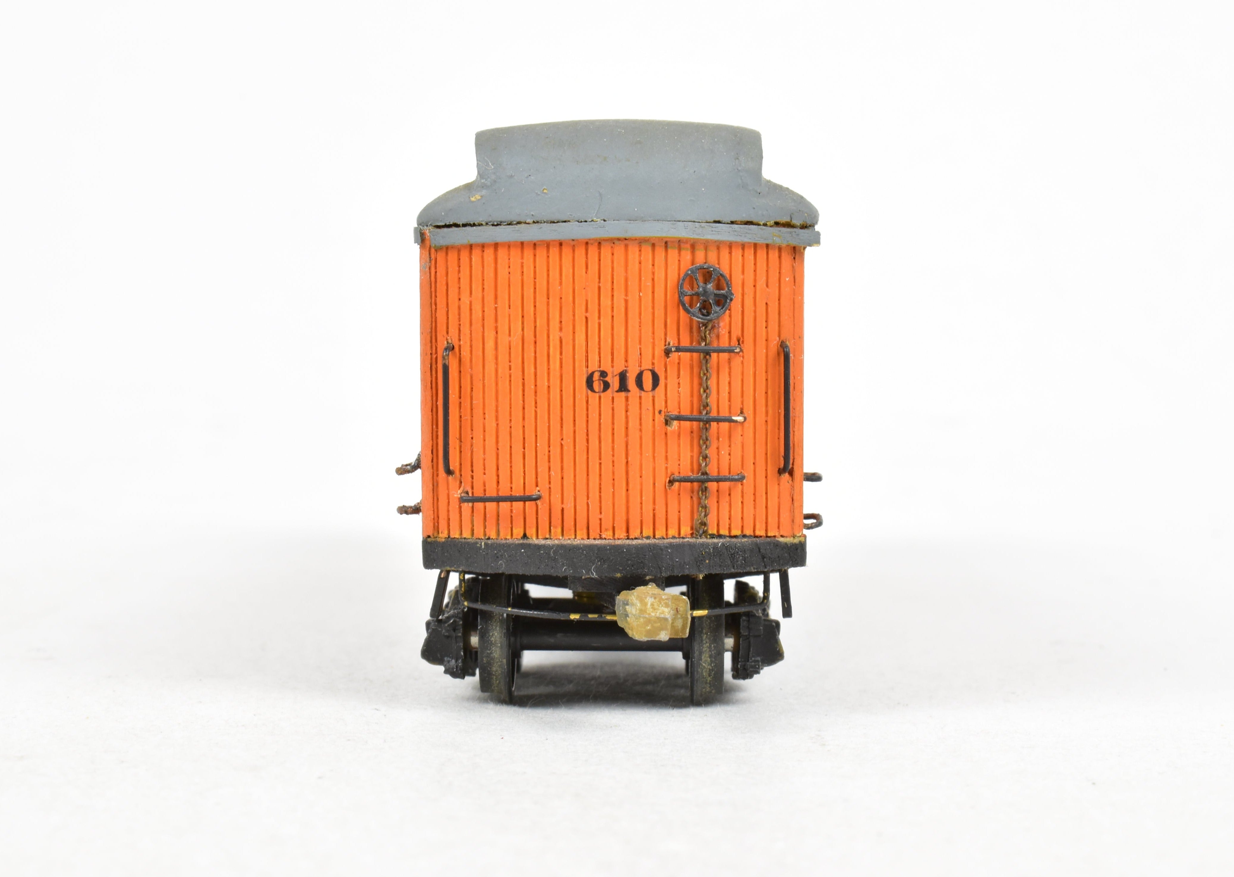 La Belle Woodworking Illinois Terminal Freight/Baggage Trailer #610, Well-Built & Painted