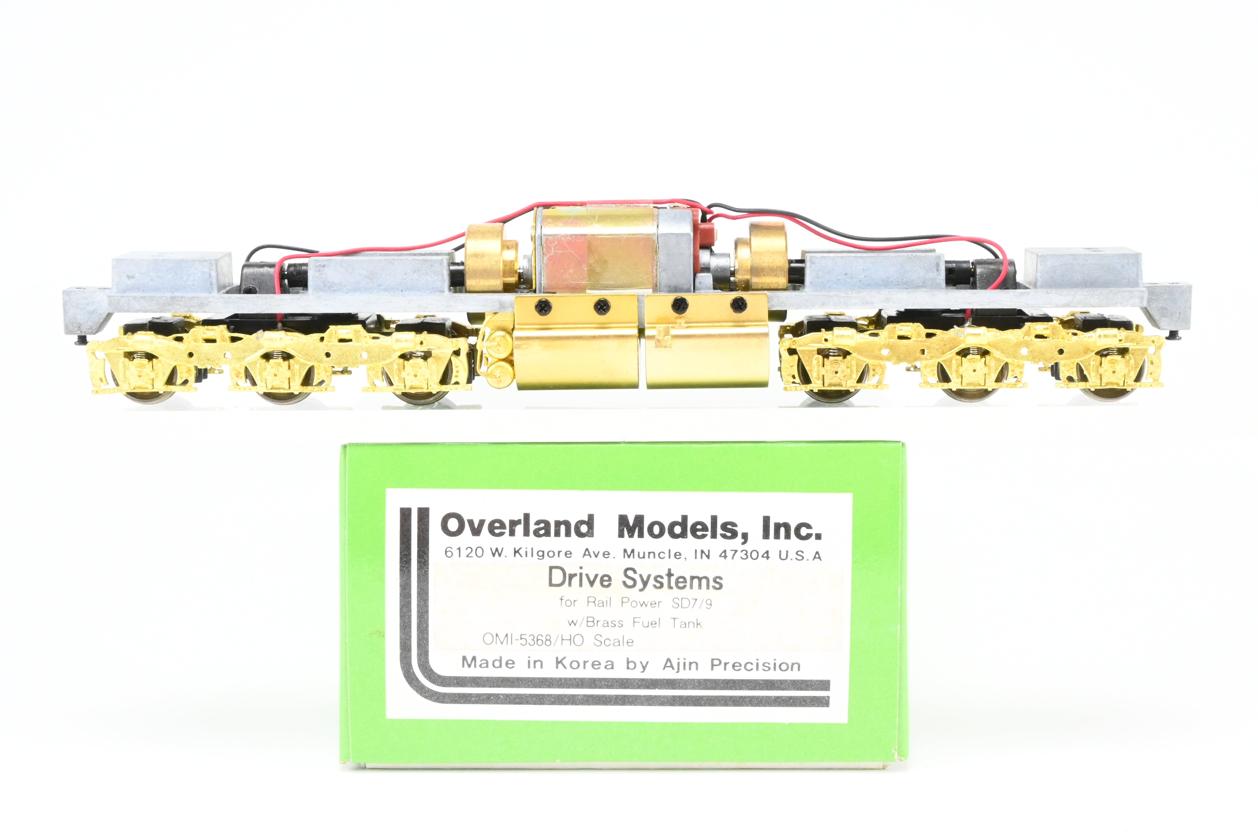 HO Scale Brass EMD SD7/9 Drive Systems by Overland Models Inc with Brass Fuel Tank