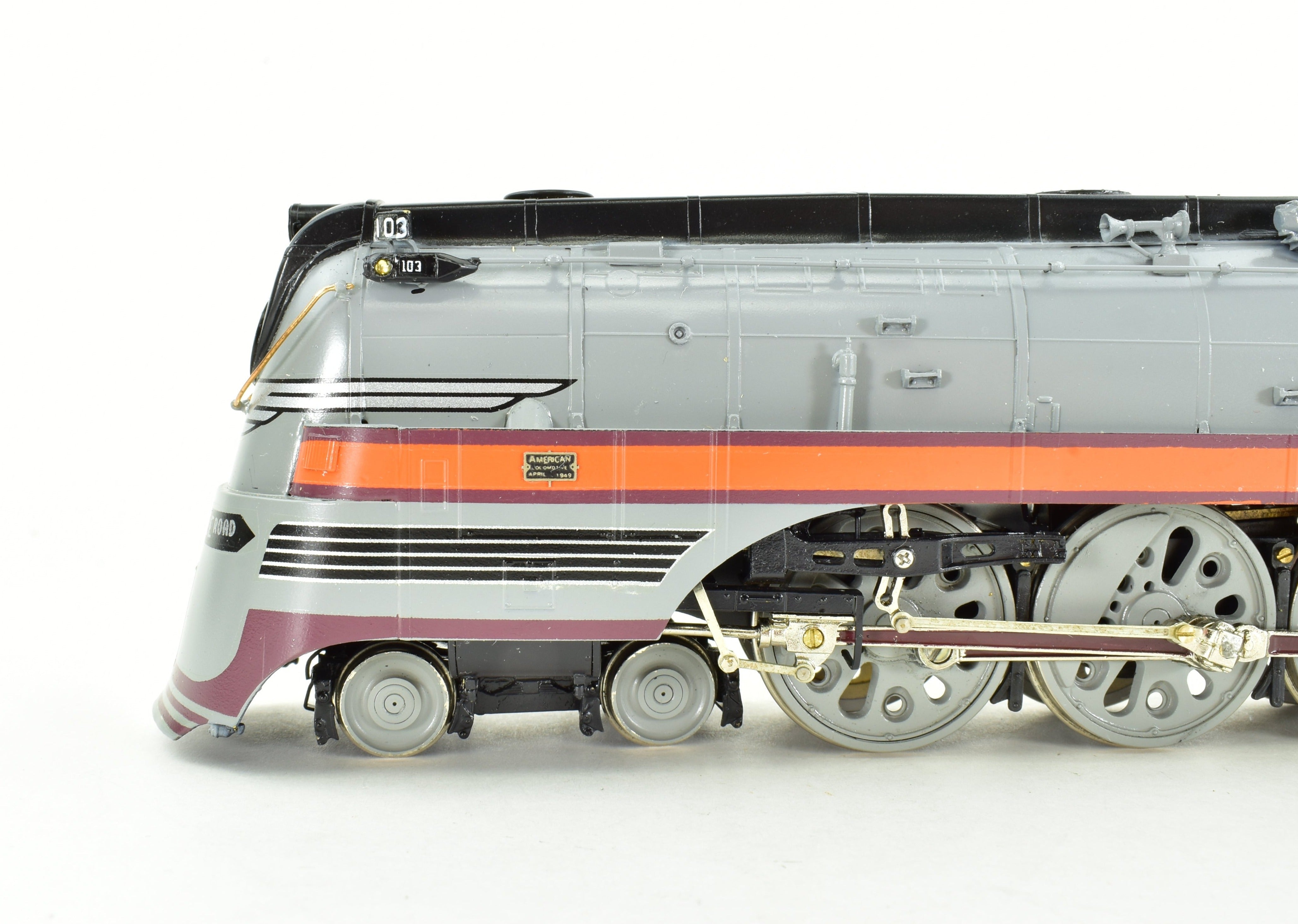 HO Brass OMI - Overland Models Inc. MILW F-7 4-6-4 Baltic FP No. 103