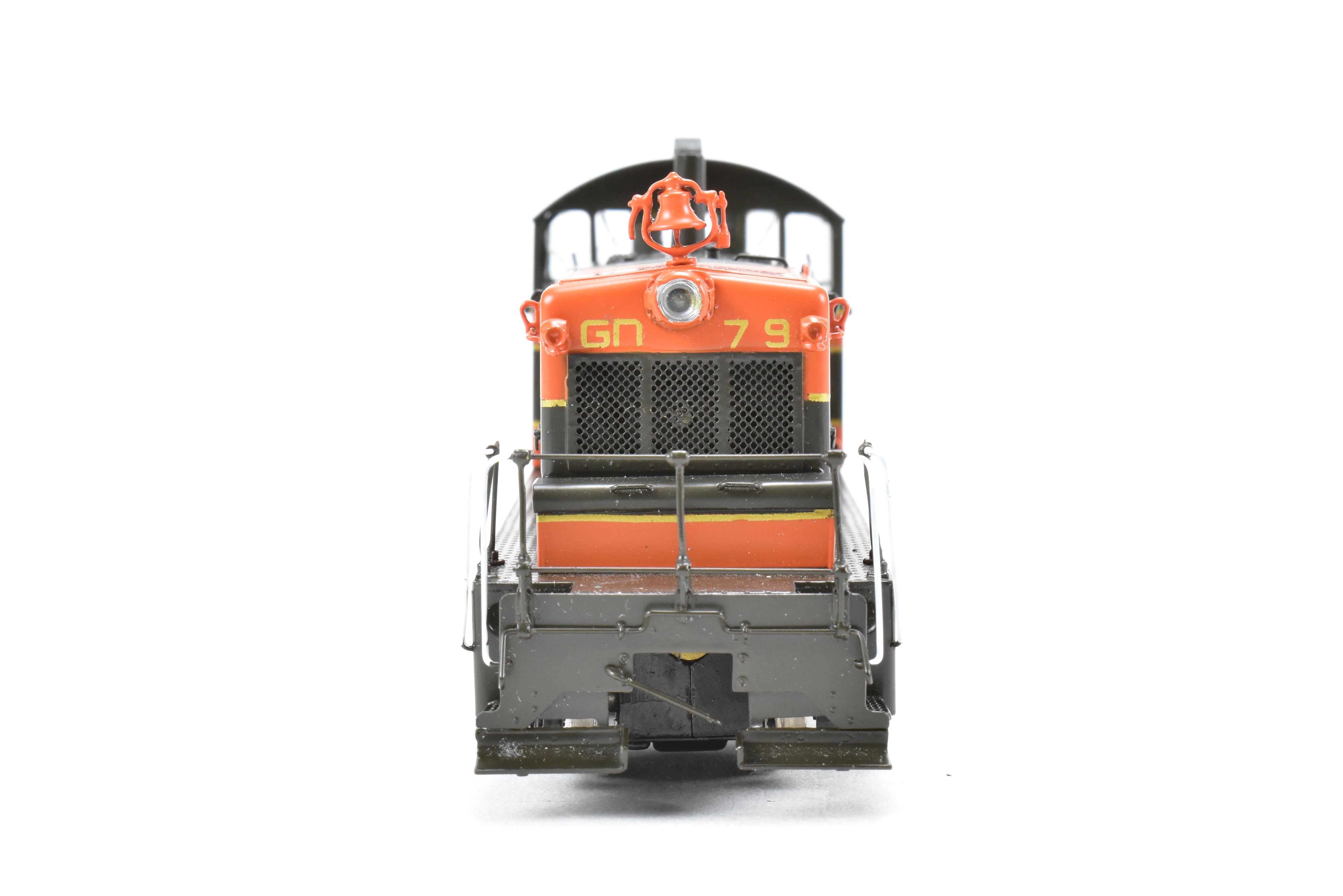 HO Scale Brass Precision Scale Co. (PSC) Model of Great Northern EMC/EMD SW-1 Phase III Intermediate Locomotive #79 by Iron Horse