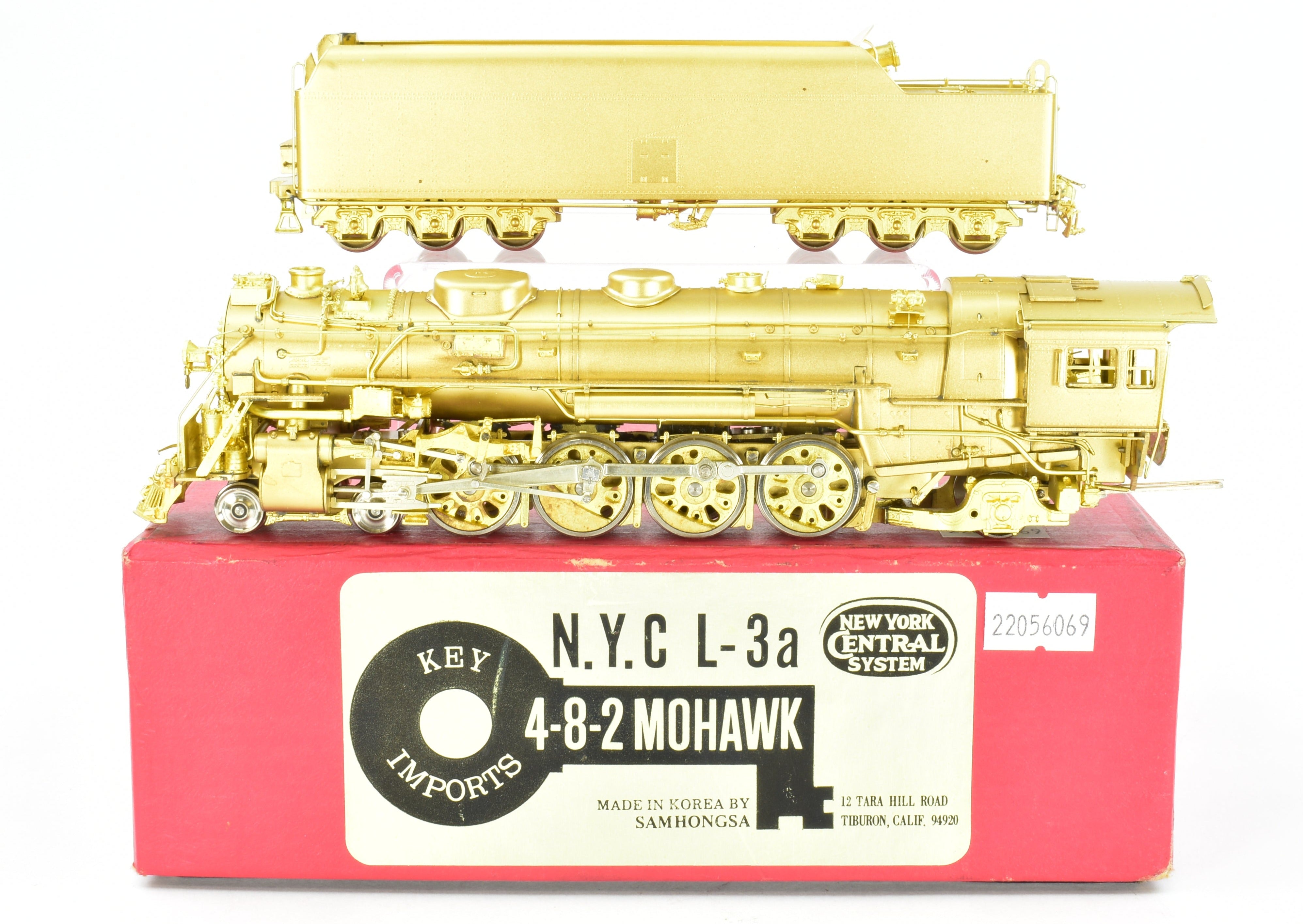 HO Brass Key Imports NYC - 1983 New York Central L - 3a 4 - 8 - 2 Mohawk Model