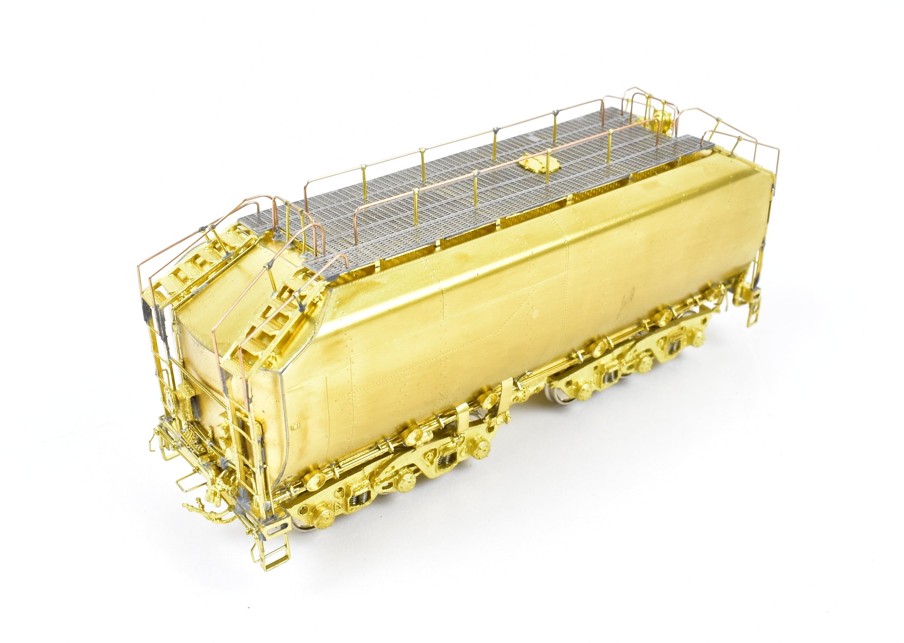 HO Scale Brass Model Train Set - Overland Models, Inc. Union Pacific GE 8500 HP Gas Turbine Big Blow 3-Unit Unpainted Set with Raised Farr Inlet Silencer and Riveted Tender
