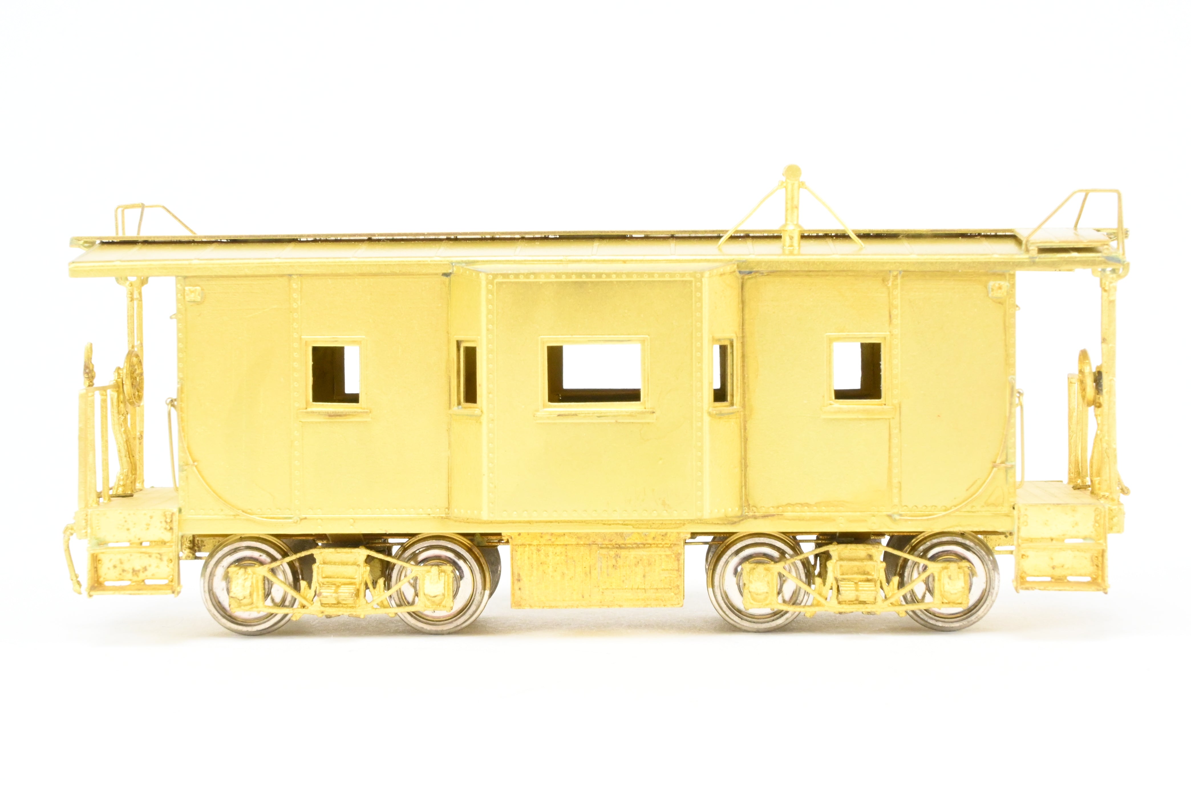 HO Scale Brass OMI - Overland Models, Inc. Baltimore & Ohio (B&O) Class I - 7 Bay Window Caboose Model Set with Road Numbers from C2500 to C2507
