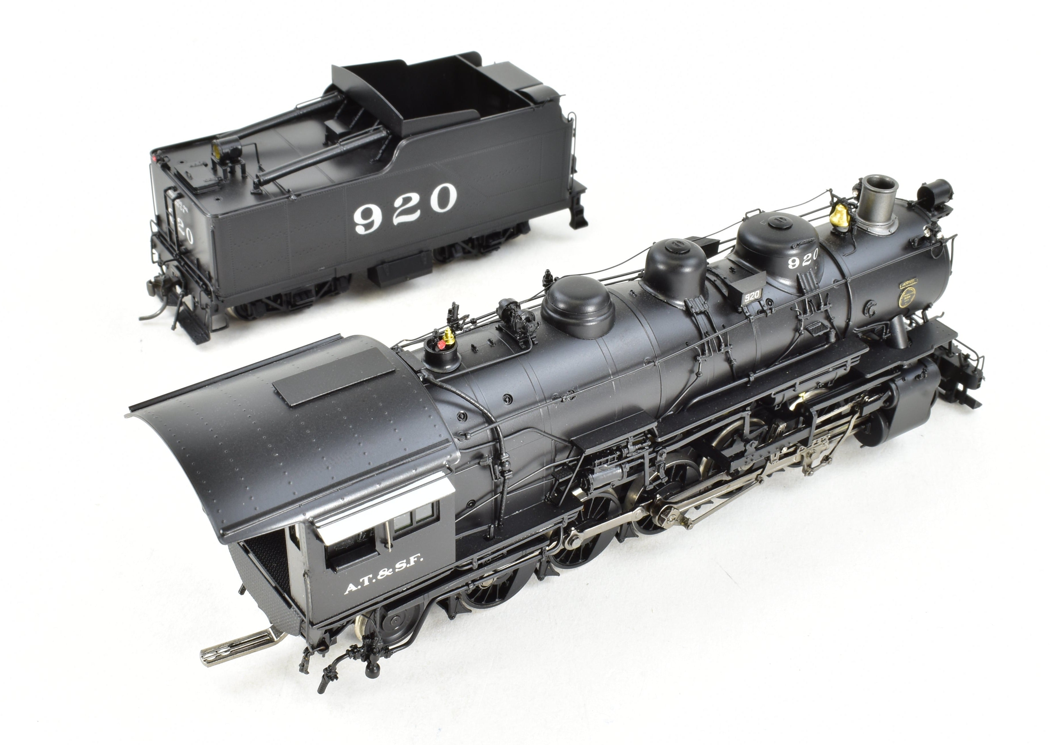 HO Scale Brass ATSF - Santa Fe 2-10-2 #920 Factory Painted Division Point Model