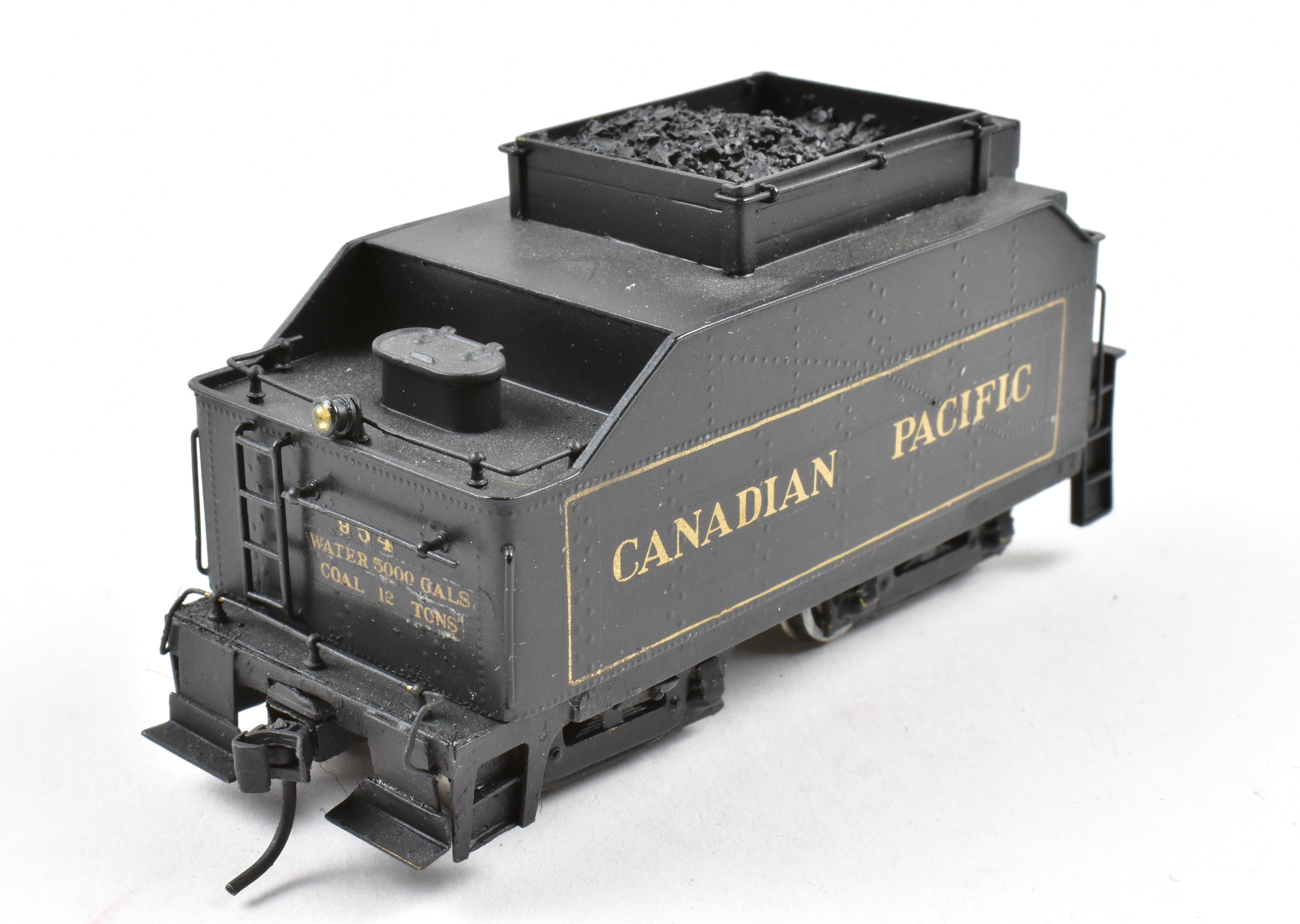 HO Scale Custom Painted Brass Van Hobbies CPR Canadian Pacific D - 10 Tender Only