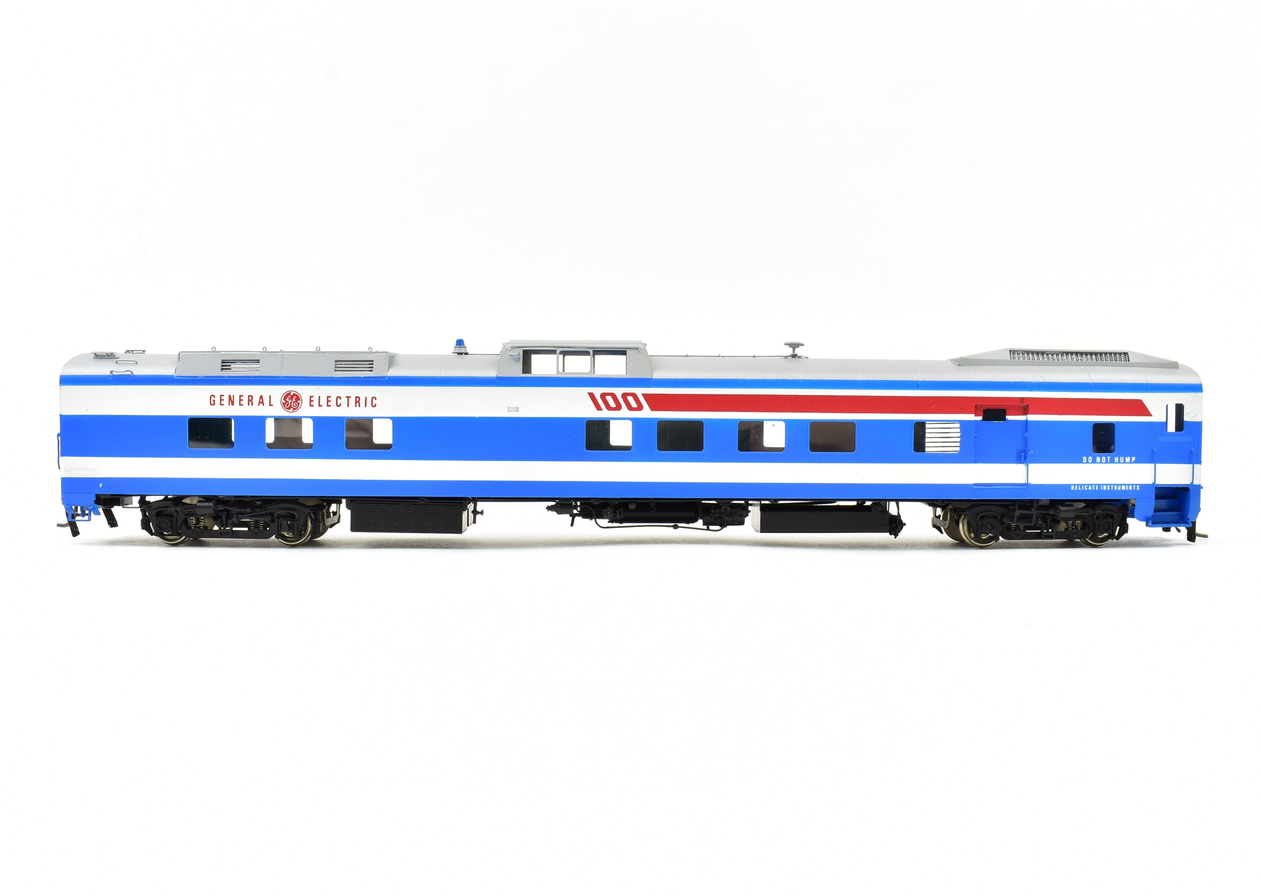 HO Brass OMI General Electric Test Car FP No. 100 by Overland Models