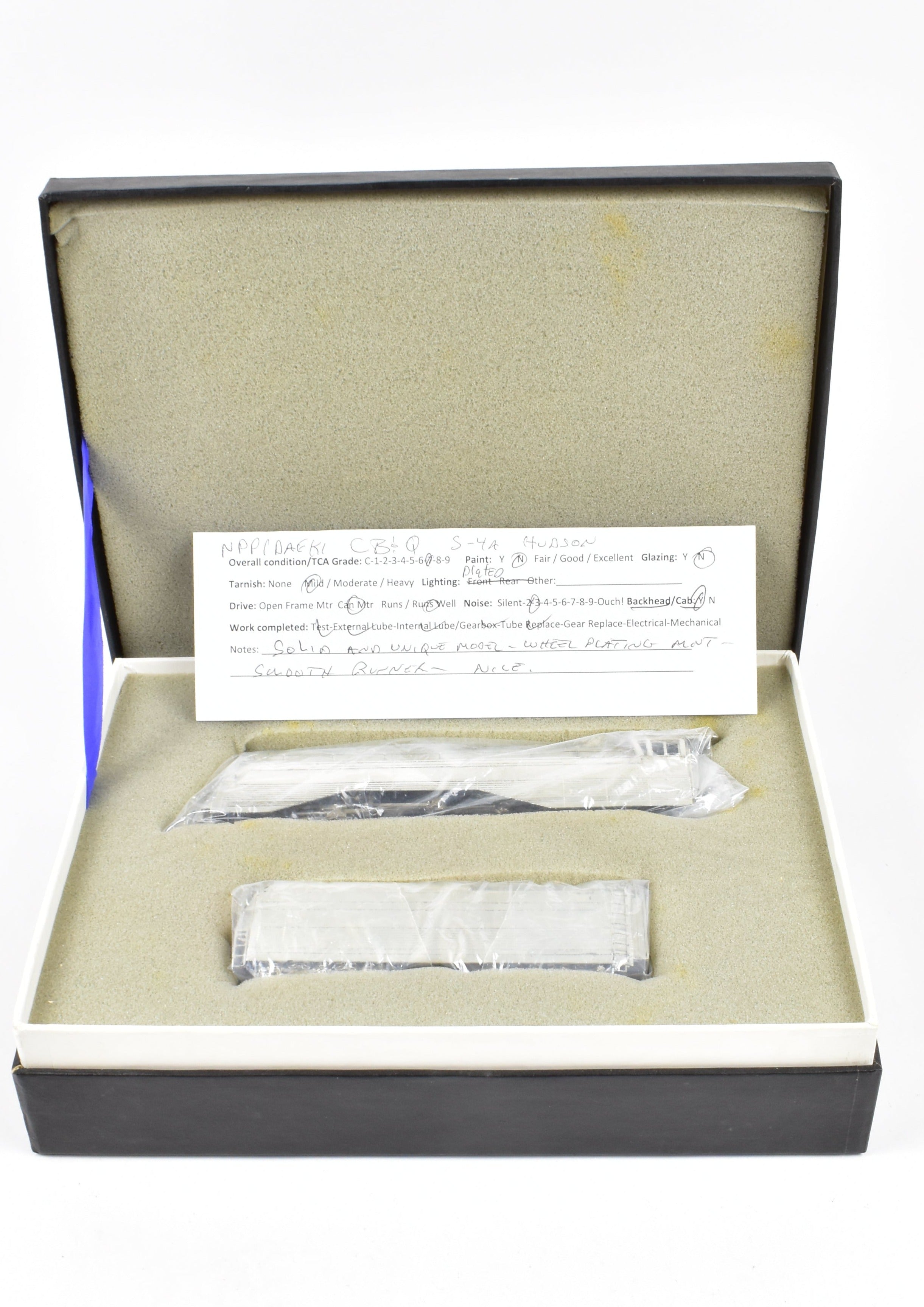 HO Brass NPP Nickel Plated CB&Q Burlington Route 4-6-4 S-4A Streamlined Hudson No. 4000