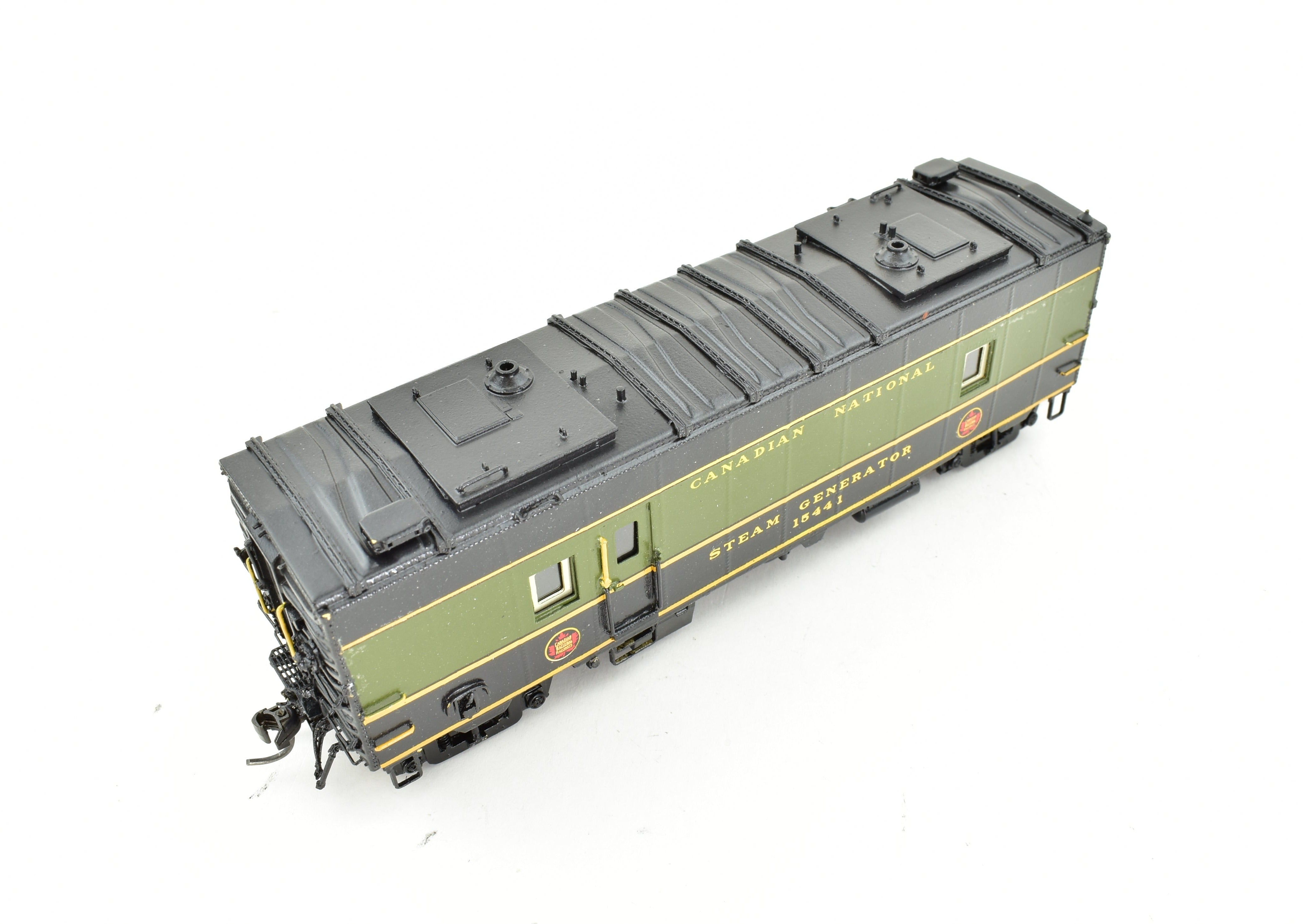 HO Scale Brass OMI - Overland Models, Inc. Custom - Painted Steam Heater Car for Canadian National Railway (CNR)