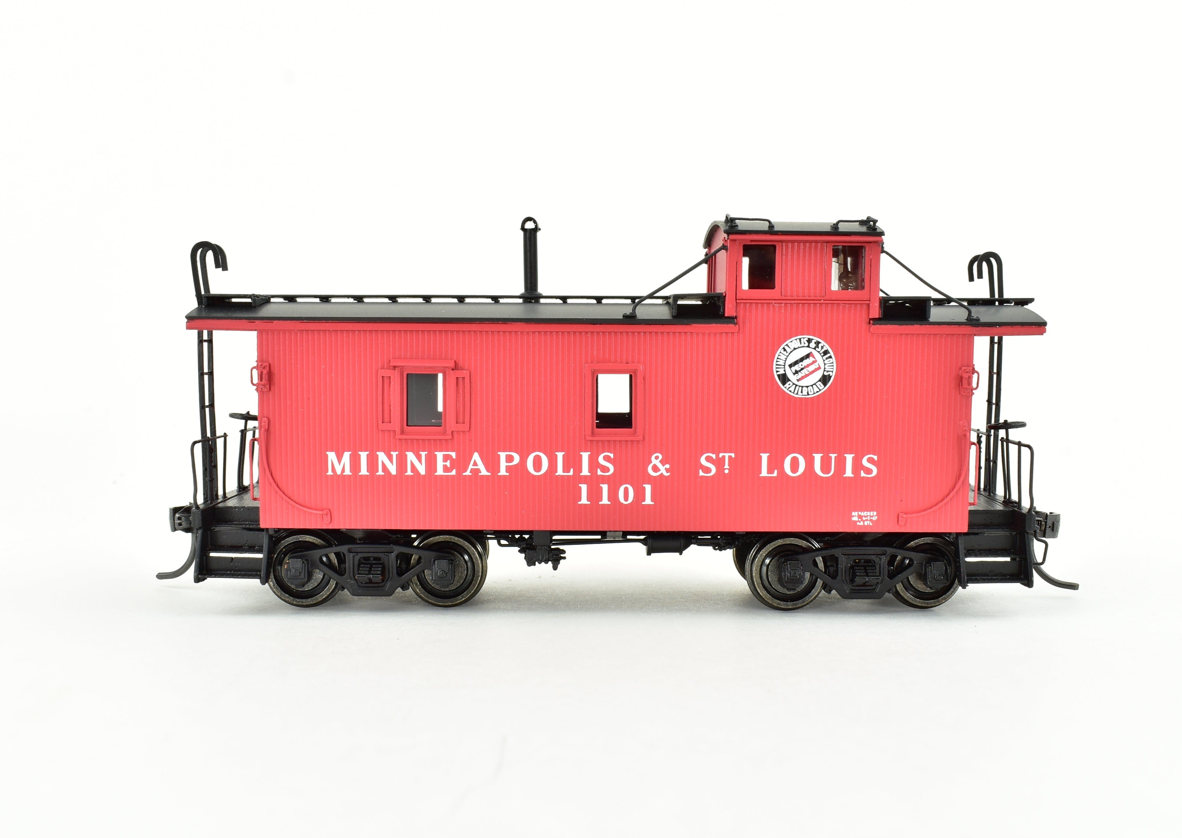 HO Scale Brass Minneapolis & St Louis Wood Cupola Caboose FP Model DVP