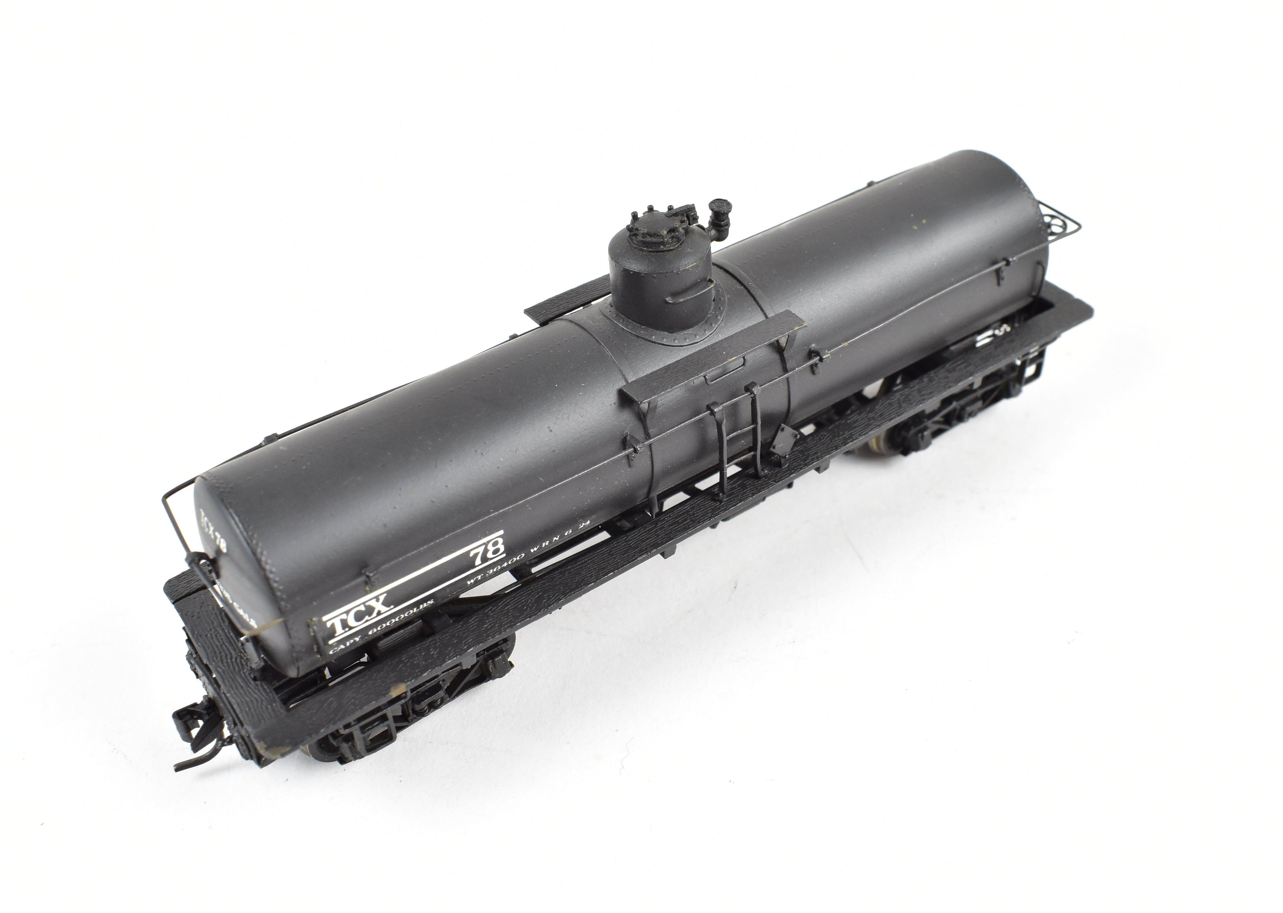 HOn3 Precision Scale Co. Brass TCX - Texaco Single Dome Tank Car TCX 76