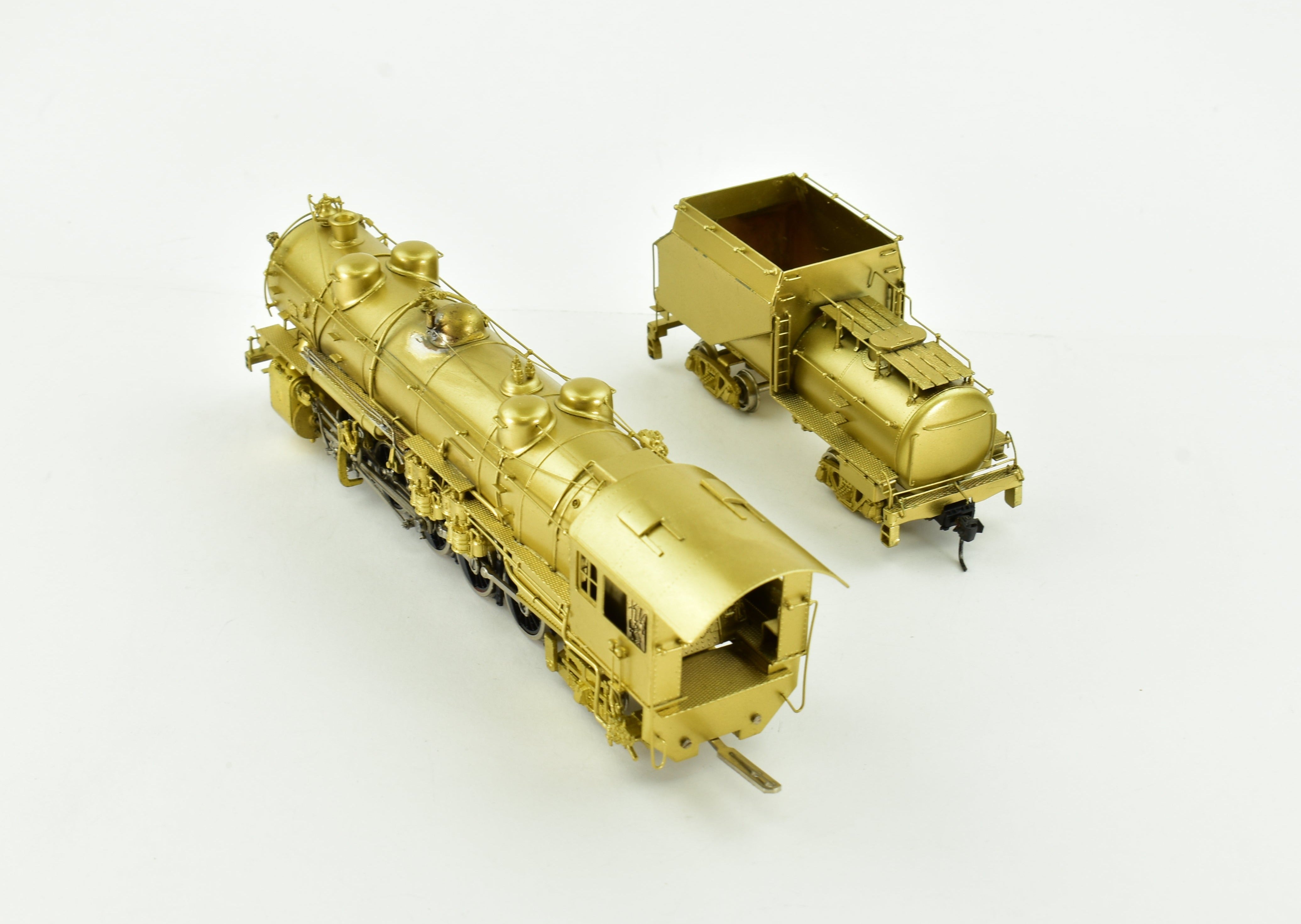HO Scale Brass ALCO Model Erie Railroad R - 1 2 - 10 - 0 Santa Fe Steam Locomotive Model