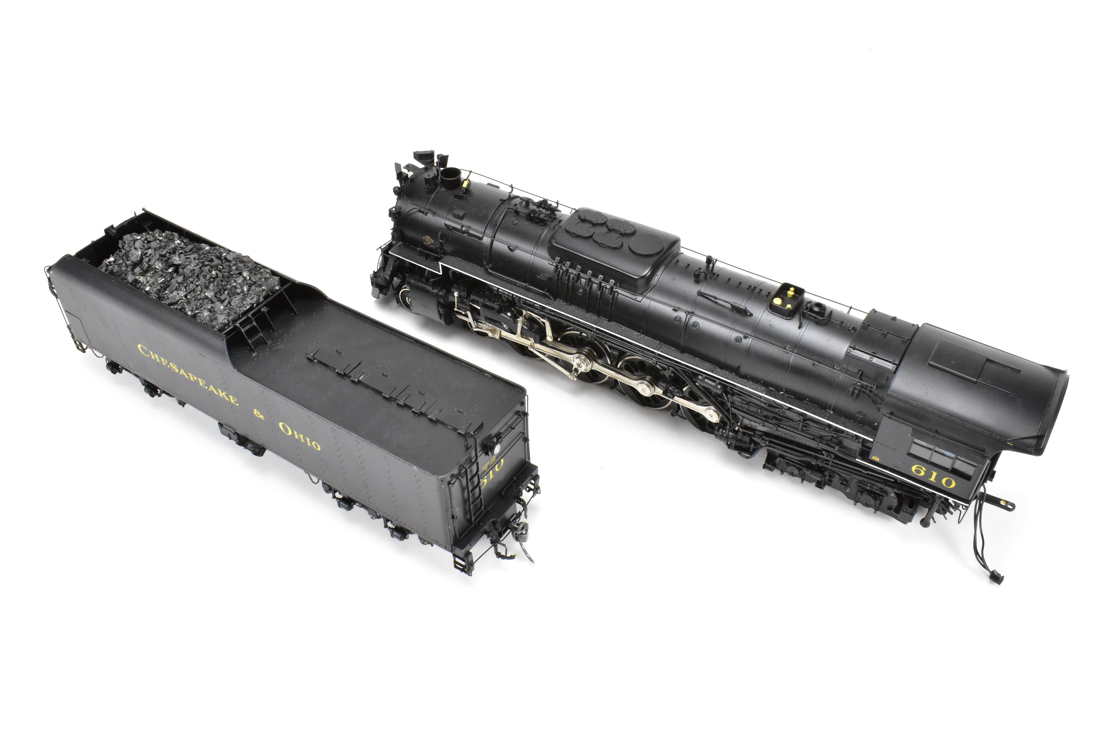 O Scale Brass Precision Scale Co. C&O J-3a 4-8-4 Greenbrier 2-Rail FP #610 As-Is