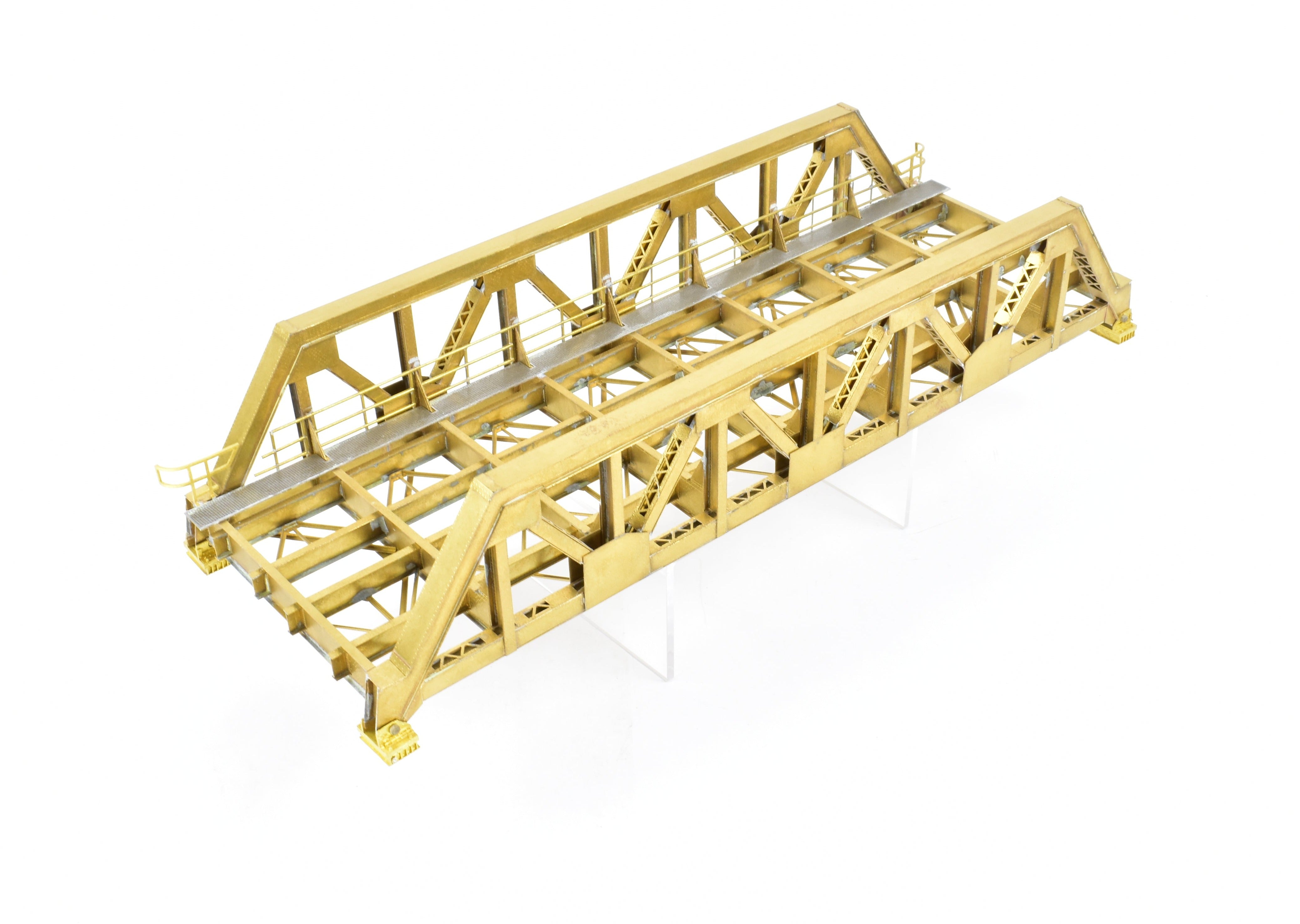 HO Brass OMI Pony Truss Thru 93' 2-Track Bridge by Overland Models