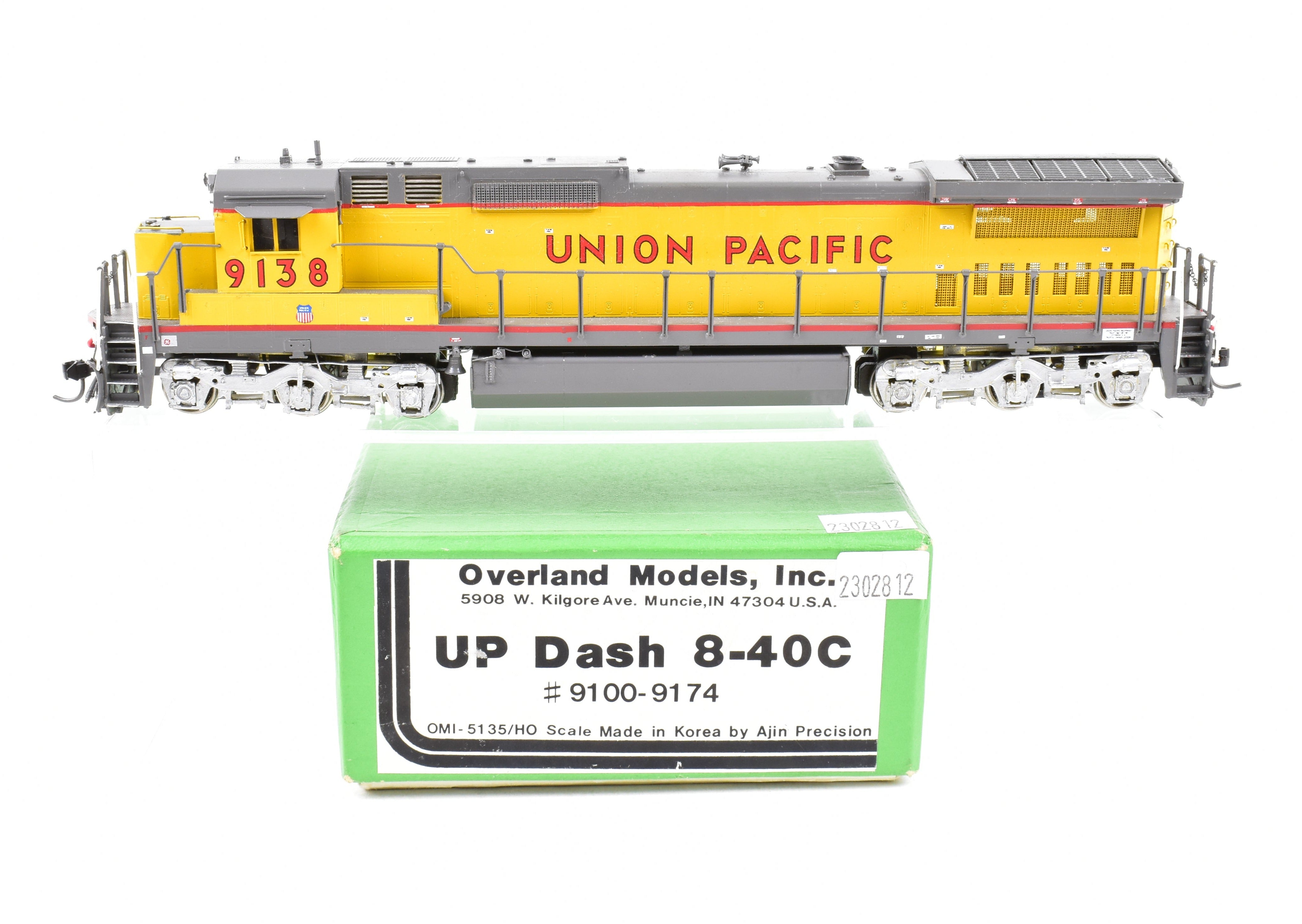 HO Brass OMI Union Pacific GE Dash 8-40C Locomotive No. 9138