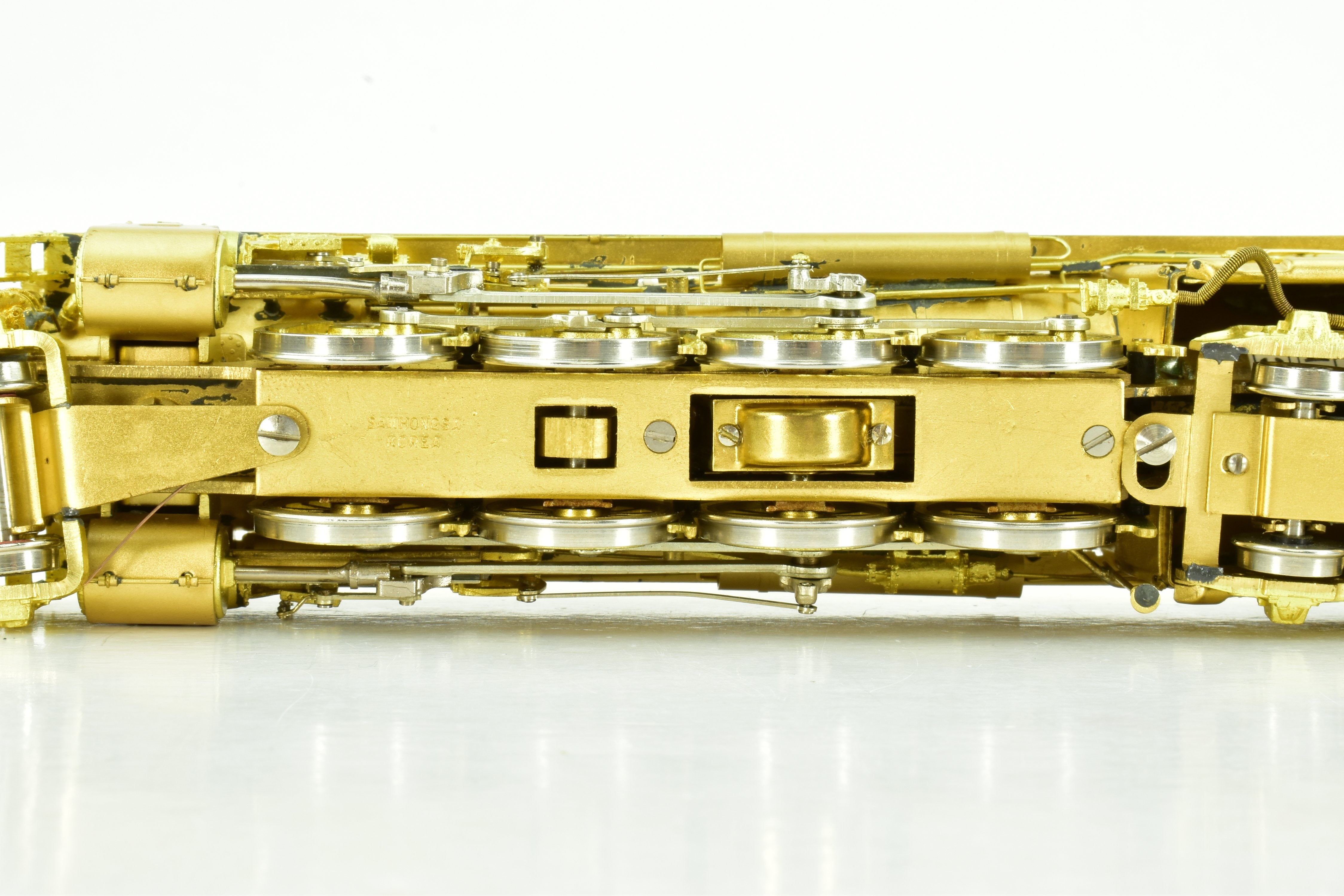 HO Scale Brass Model Train Key Imports PM - Pere Marquette N - 1 2 - 8 - 4 Berkshire Steam Locomotive