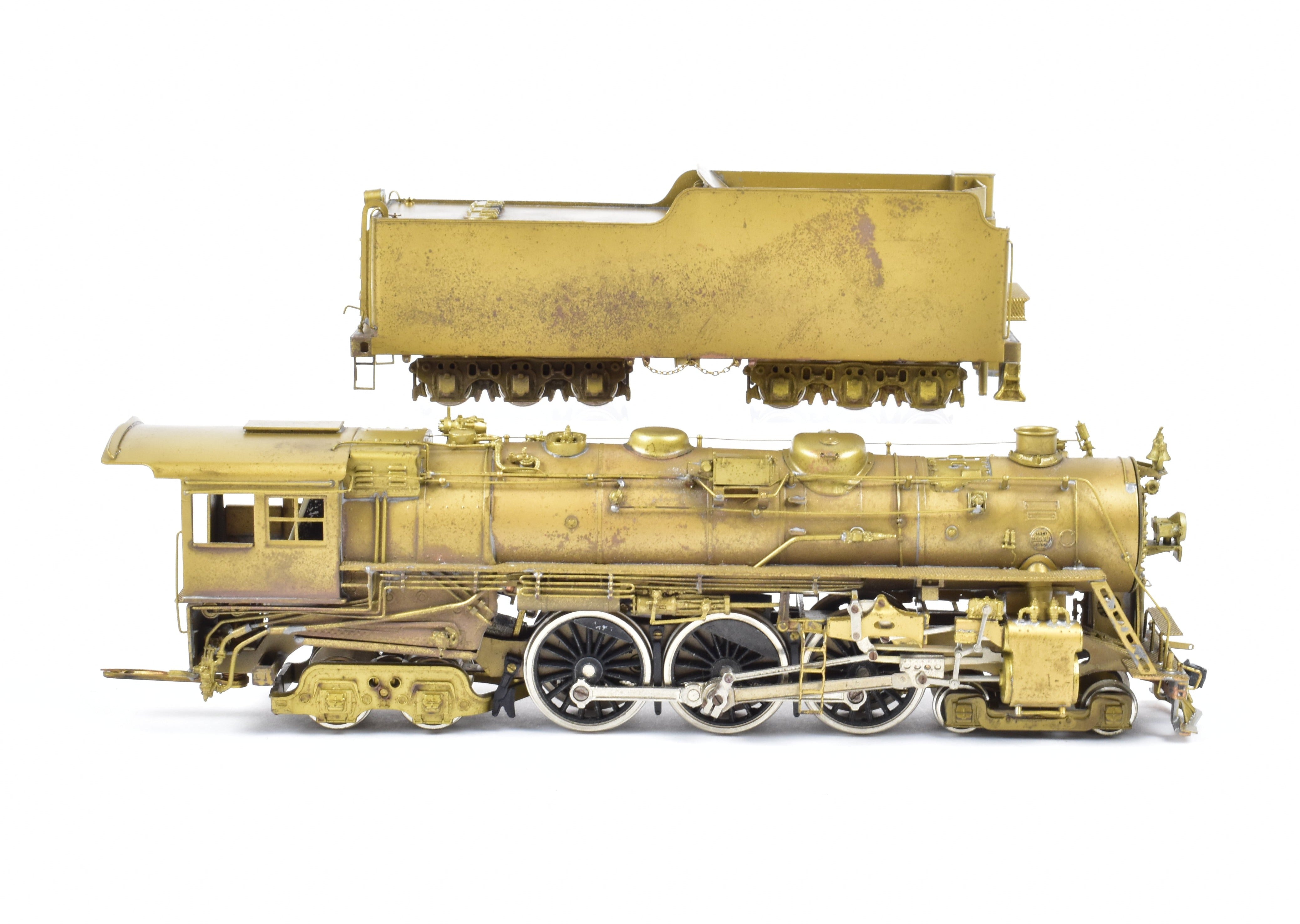 High - Quality HO Scale Brass Pacific Fast Mail Model - United MILW Milwaukee Road F6a 4 - 6 - 4 Baltic Steam Locomotive