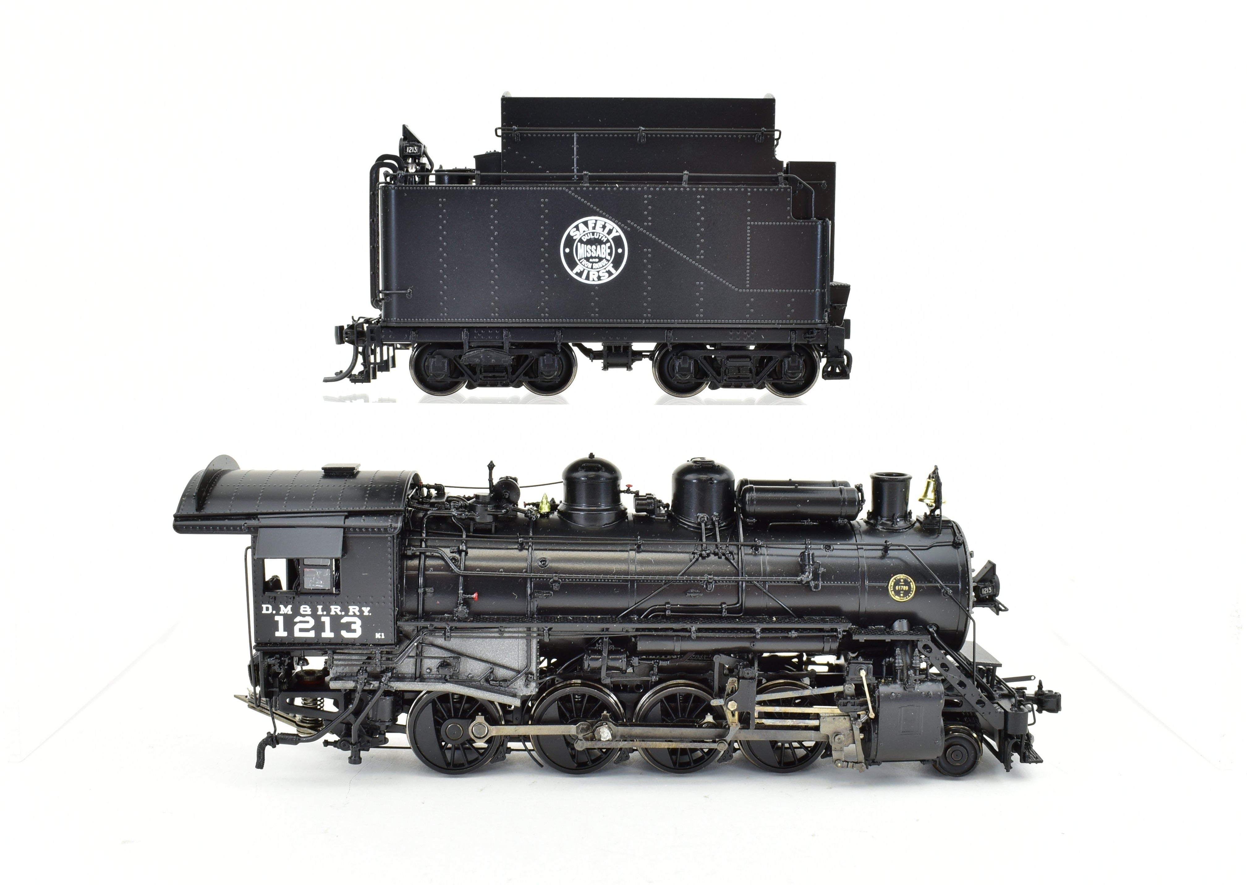 High - Quality HO Scale Brass Precision Scale Co. DM&IR 2 - 8 - 0 Late Version Factory - Painted Model Train #1213 by Precision Scale Co.