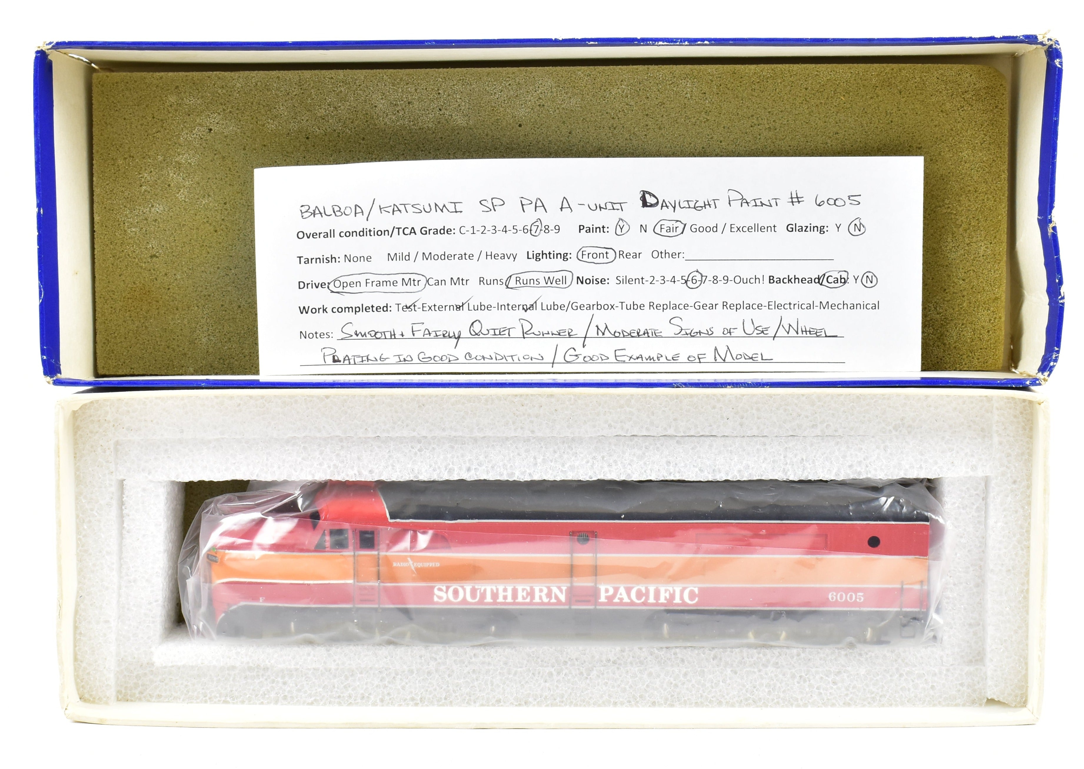 HO Scale Brass Balboa SP - Southern Pacific Daylight PA-1 6005 Factory Painted Model
