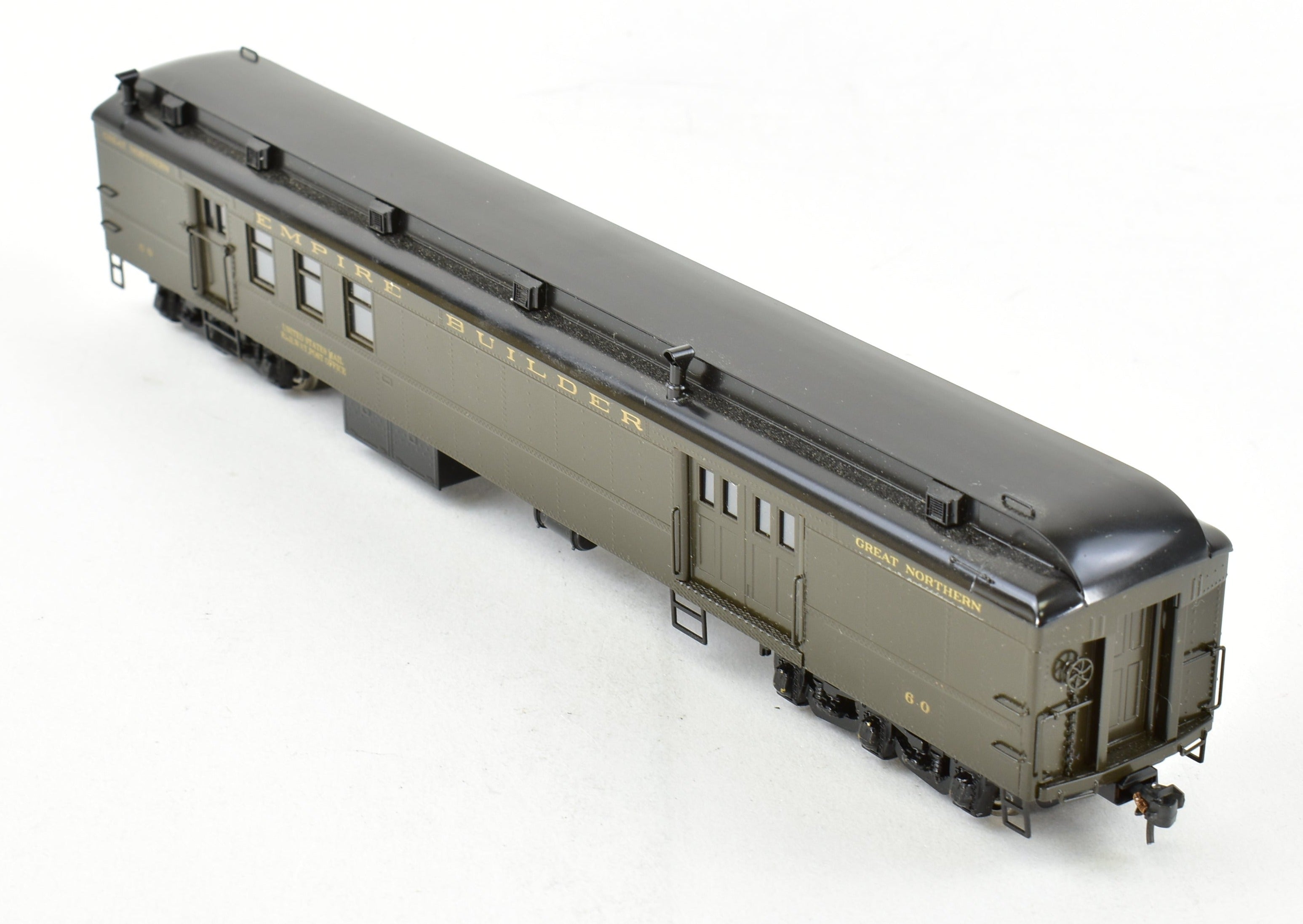 HO Scale Brass Oriental Limited Great Northern 1935 Empire Builder Baggage Mail Express Model with Custom Painting