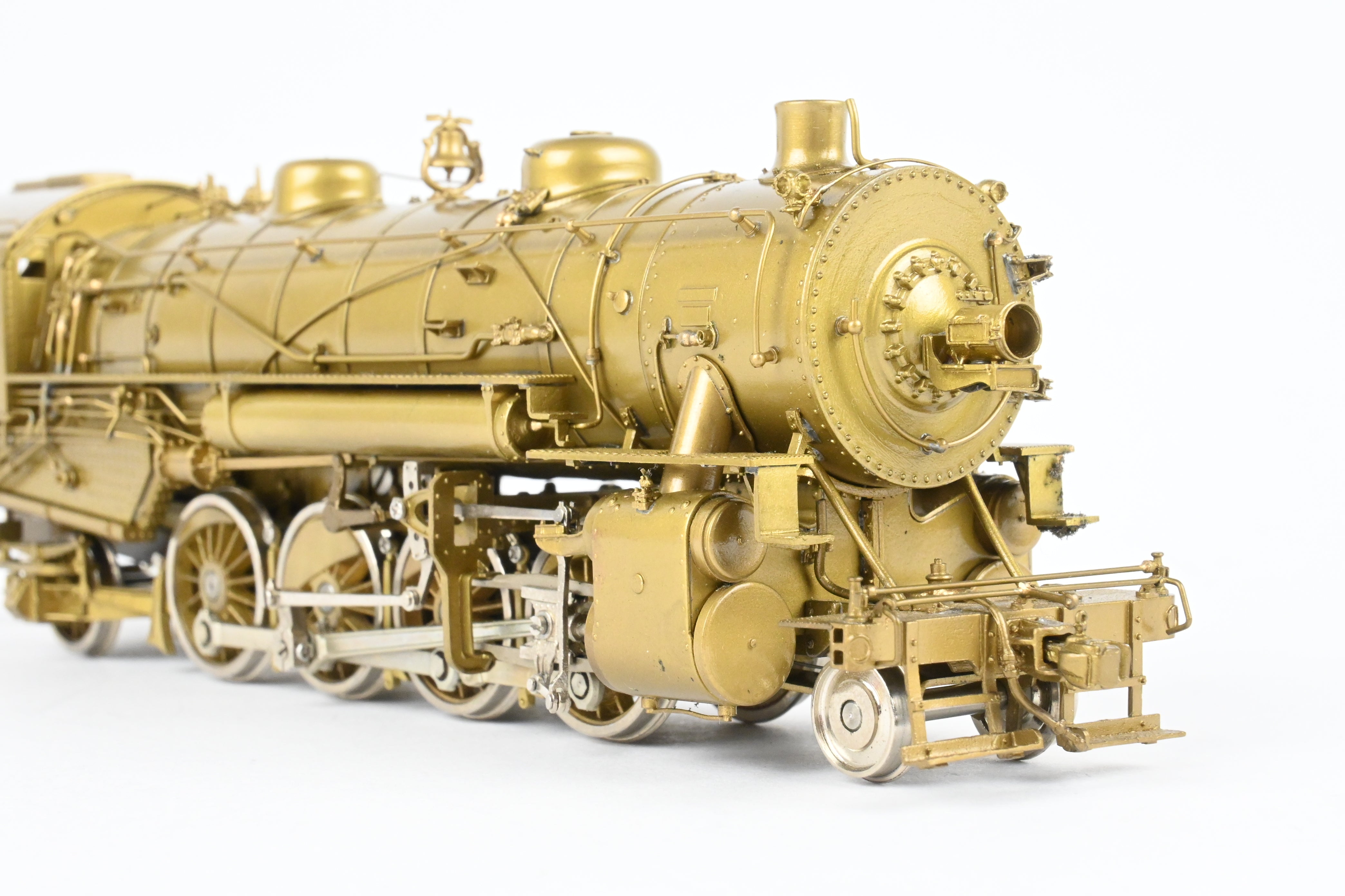 High - Quality HO Scale Brass Key Imported Steam Locomotive from NYC - New York Central #1594 H - 5s Class 2 - 8 - 2 Mikado Model
