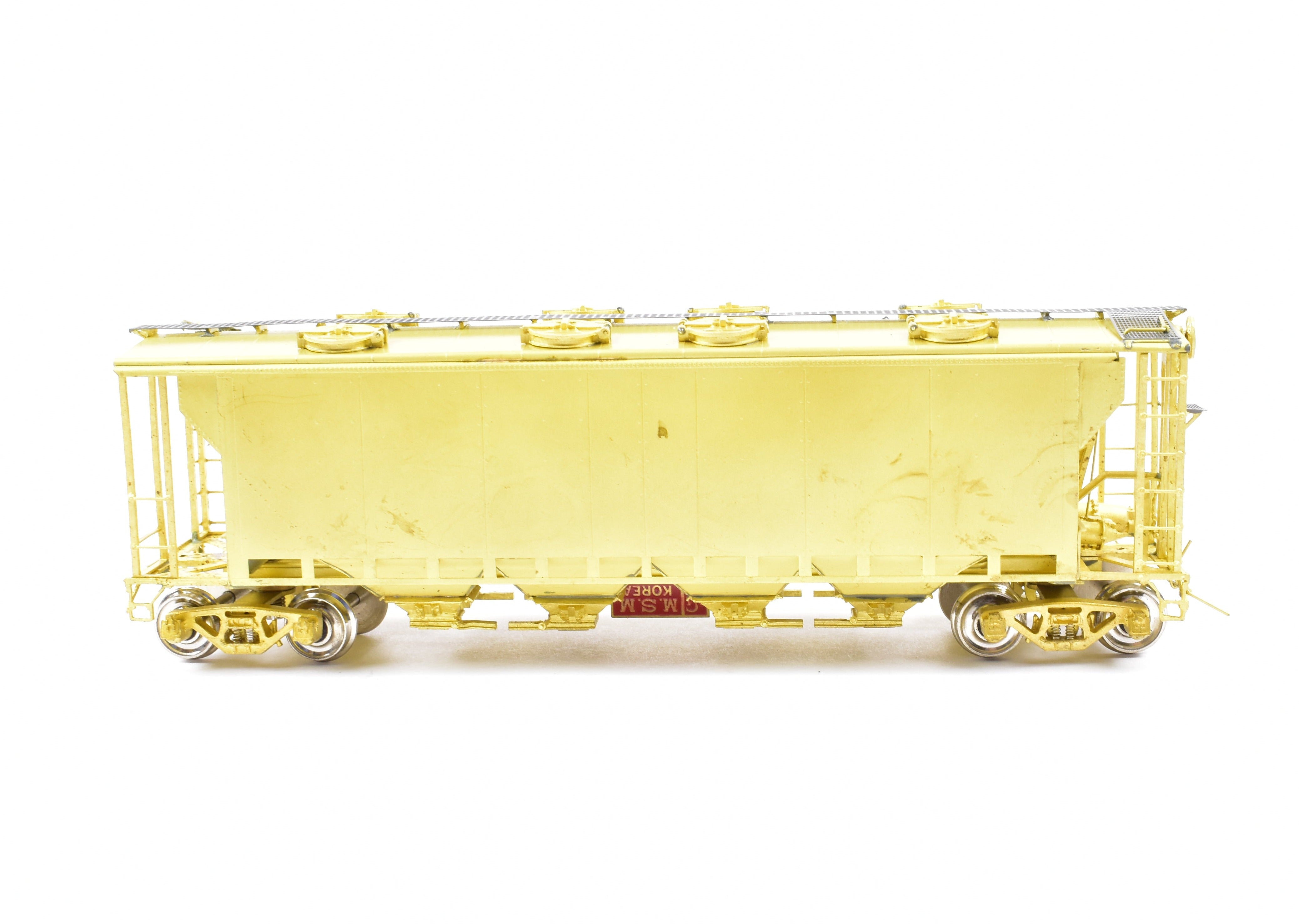 HO Scale Brass Canadian Pacific Slab Side Covered Hopper SC - 20 C194A Version Model by Overland Models, Inc. (OMI)
