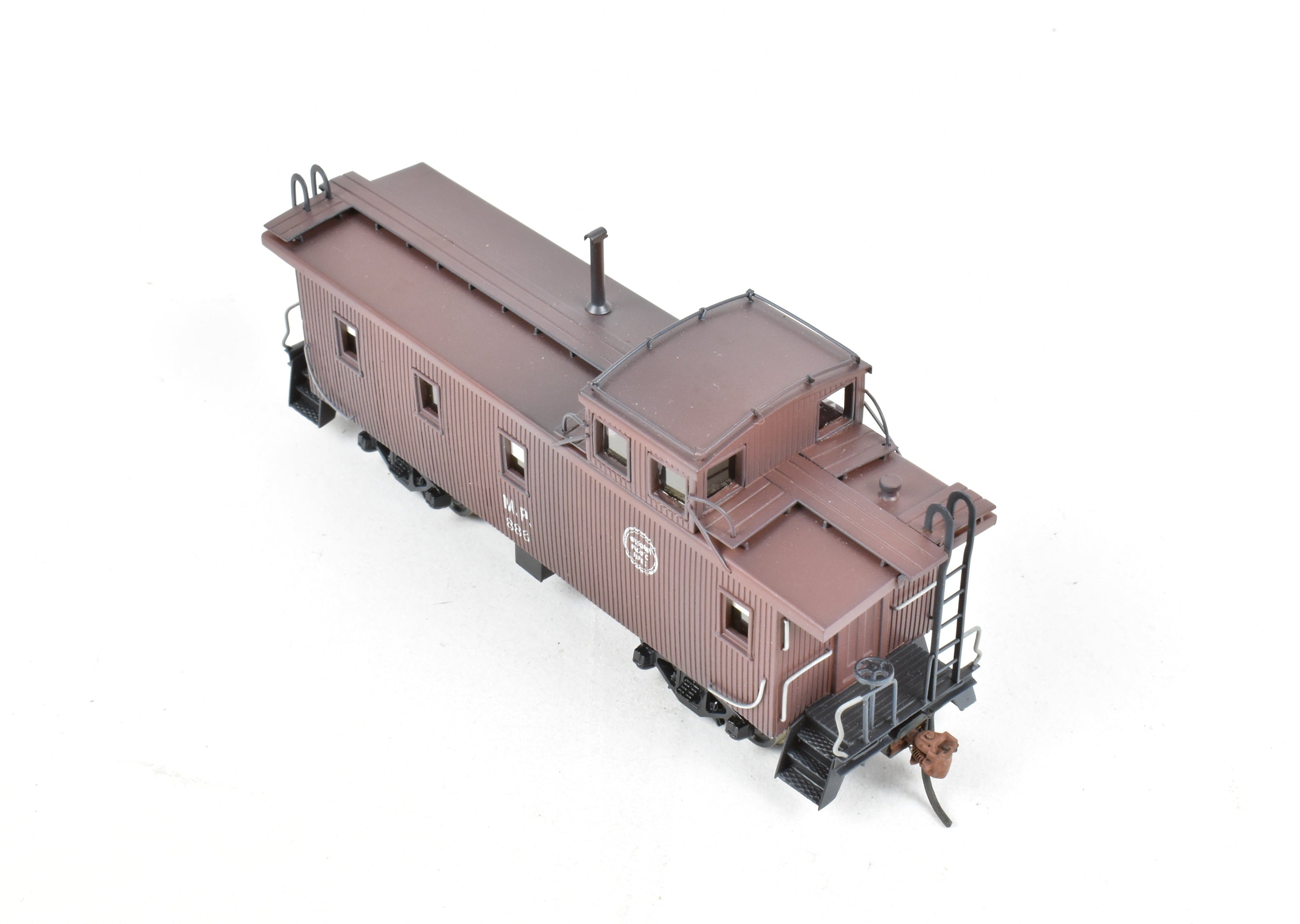HO Brass Hallmark Missouri Pacific Custom Painted Wood Sheathed Caboose No. 886