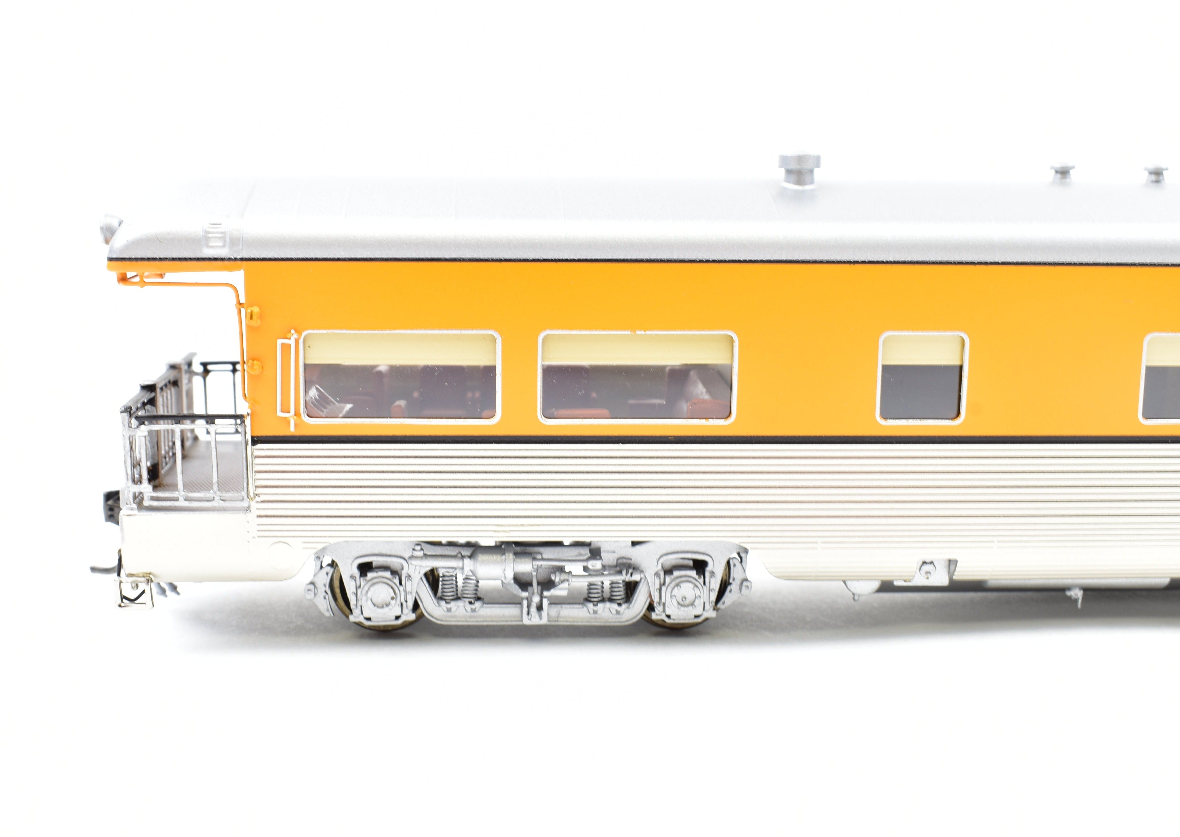 HO Scale Brass Division Point (D&RGW - Denver & Rio Grande Western) Lightweight Business Car with Kansas Factory Paint, Ideal for Model Train Enthusiasts