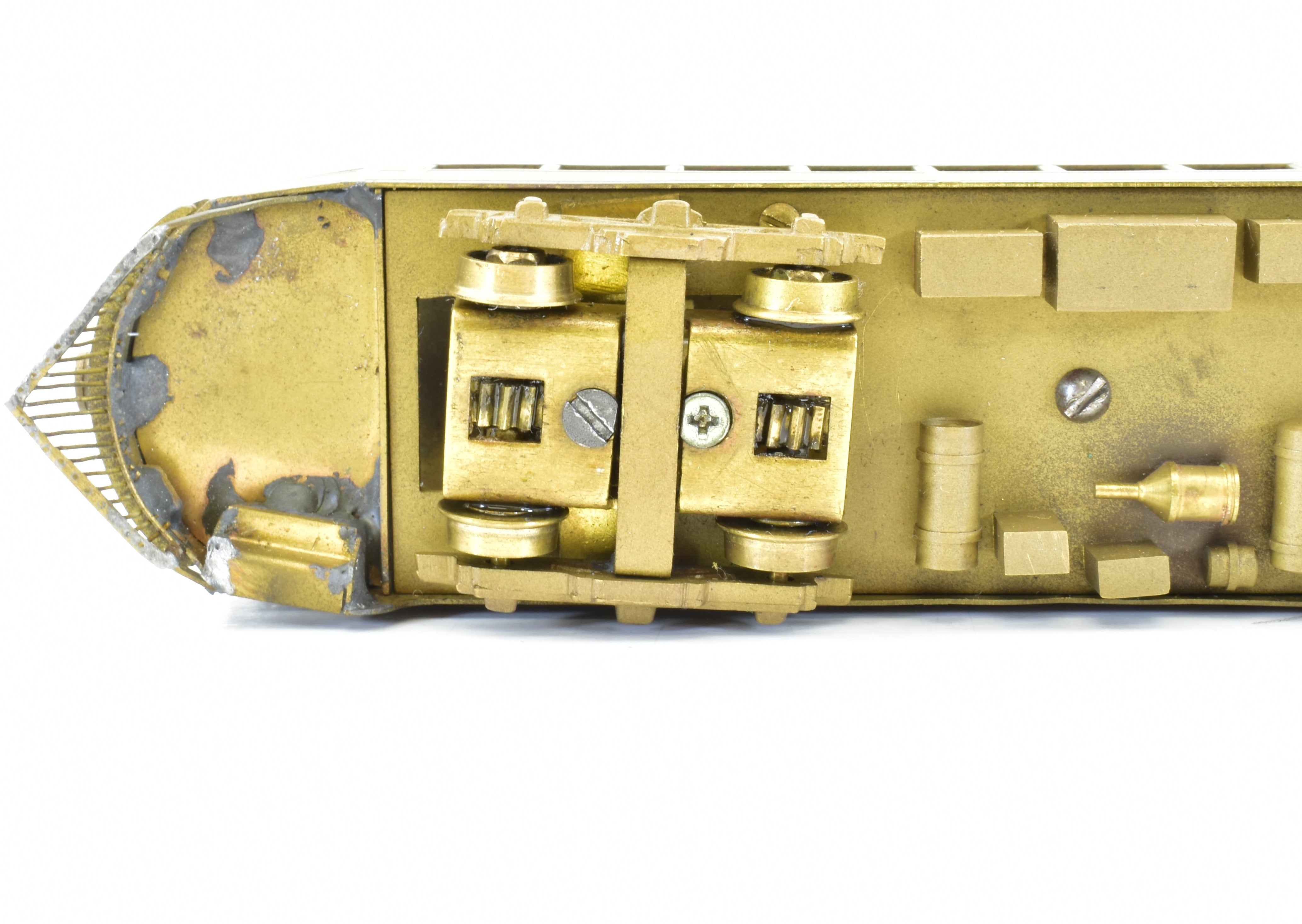 Collectible HO Scale Brass Hallmark Models Cincinnati & Lake Erie (C&LE) Trolley Car - The Red Devil