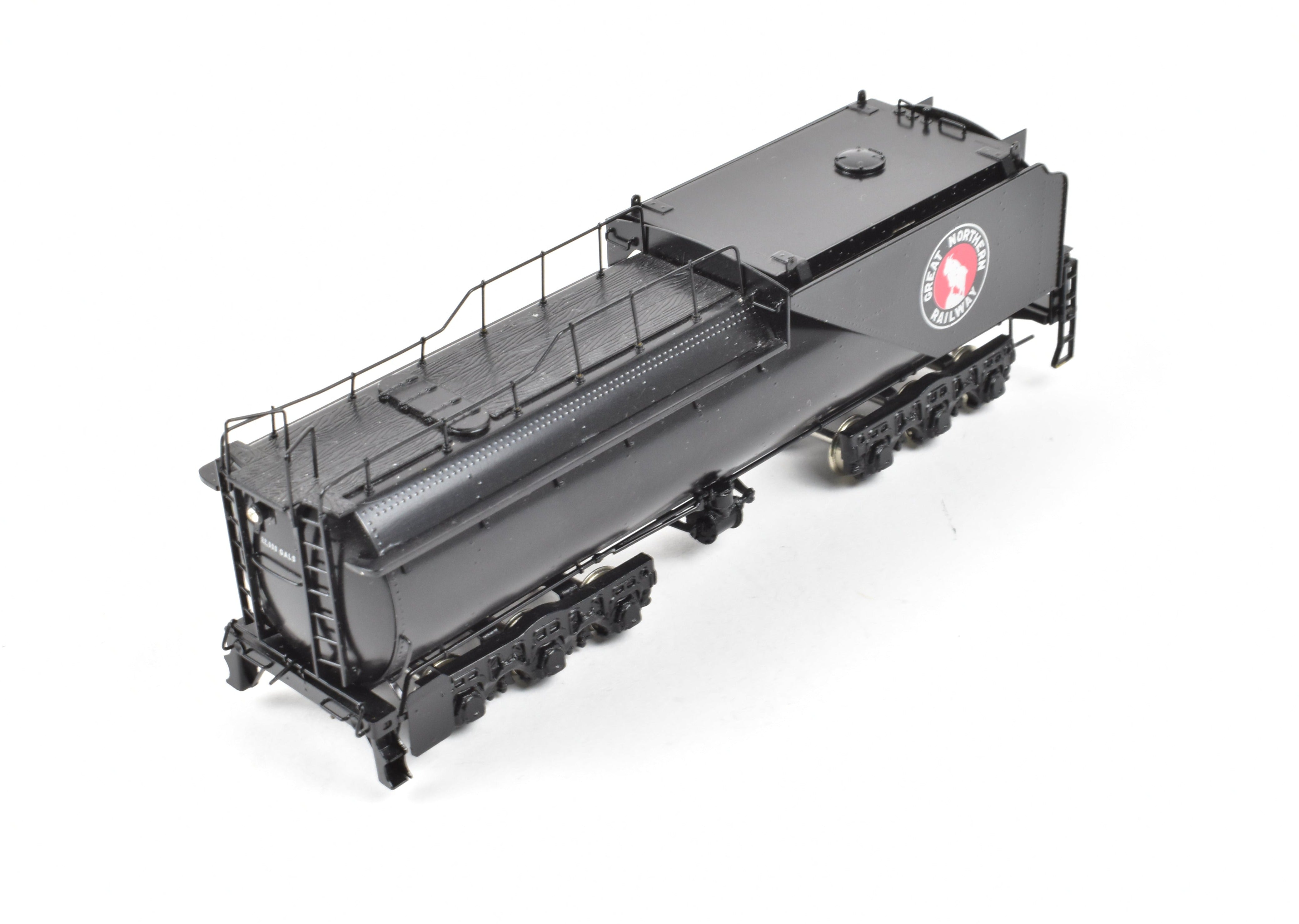 High - Quality HO Scale Brass Freight Train Tender Model - PFM by Tenshodo, Great Northern 4 - 8 - 4 Class S - 1 Tender Only, Extremely Scarce 1987 Run with Factory Painting and New ReBoxx Packaging