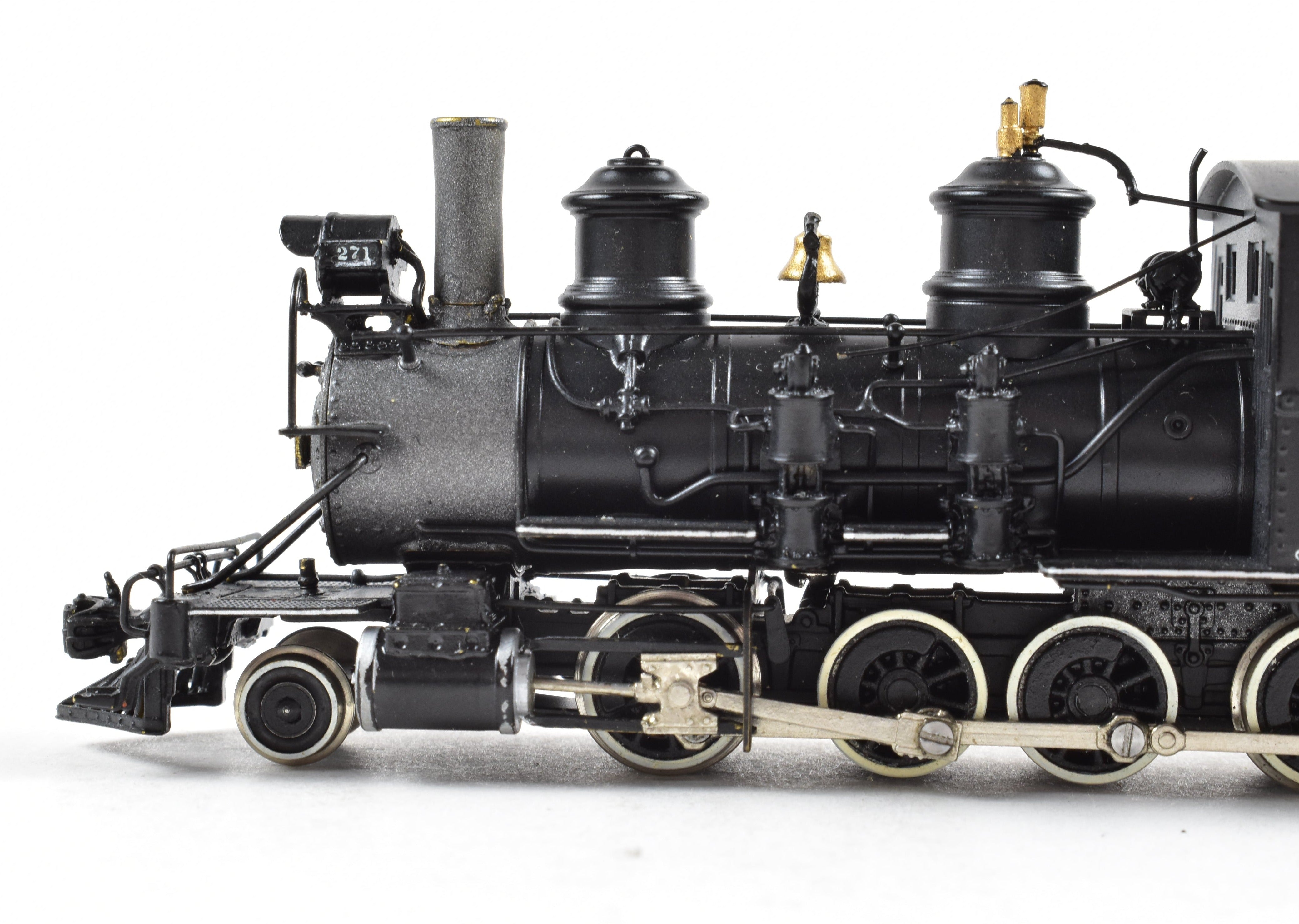HOn3 Brass Westside D&RGW C-16 2-8-0 #271 with SoundTraxx Tsunami DCC