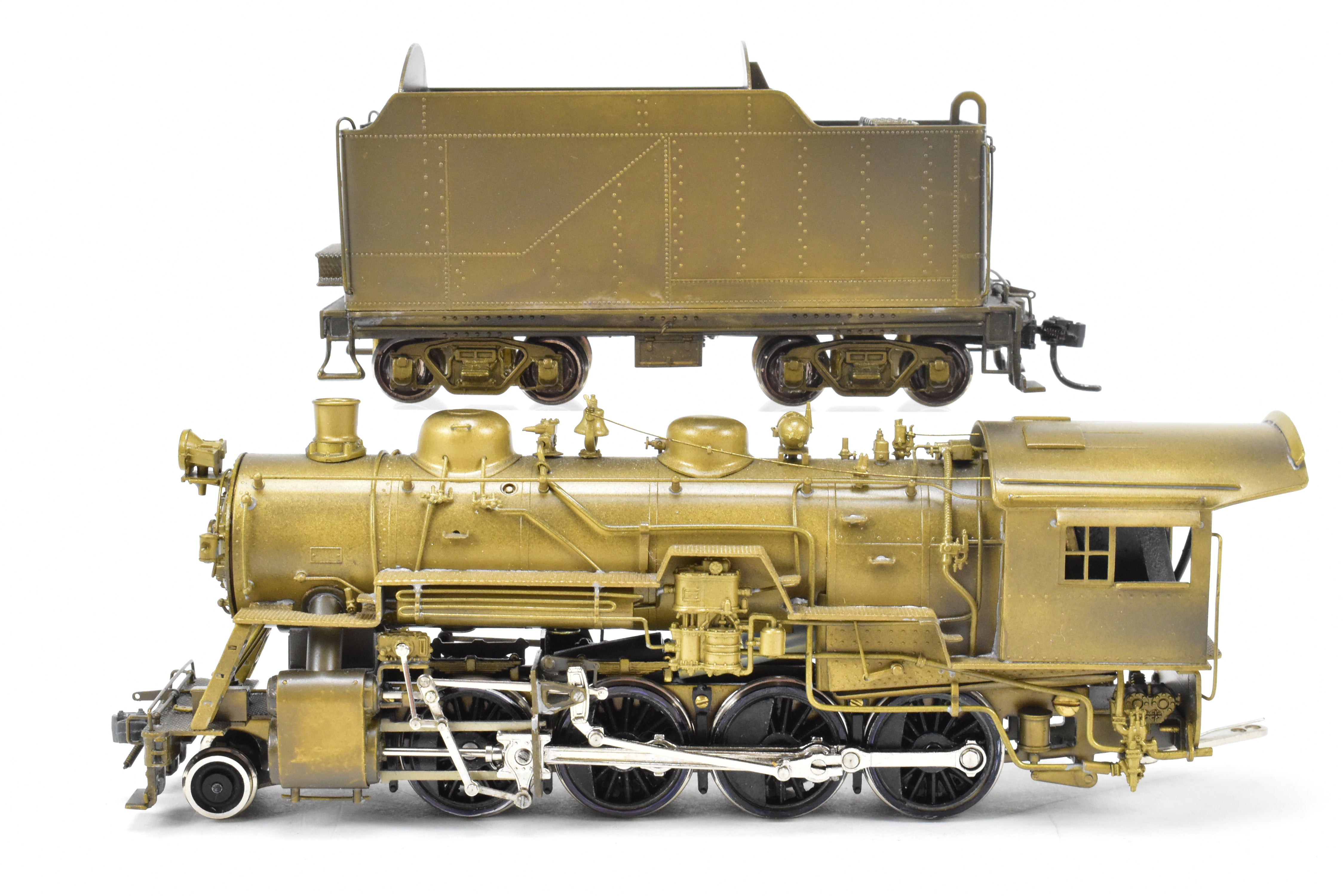 HO Scale Brass Pacific Fast Mail (PFM) Baltimore & Ohio Class E - 27ca 2 - 8 - 0 Steam Locomotive Power Series Model from 1977 Run with Incorrect Locomotive Details
