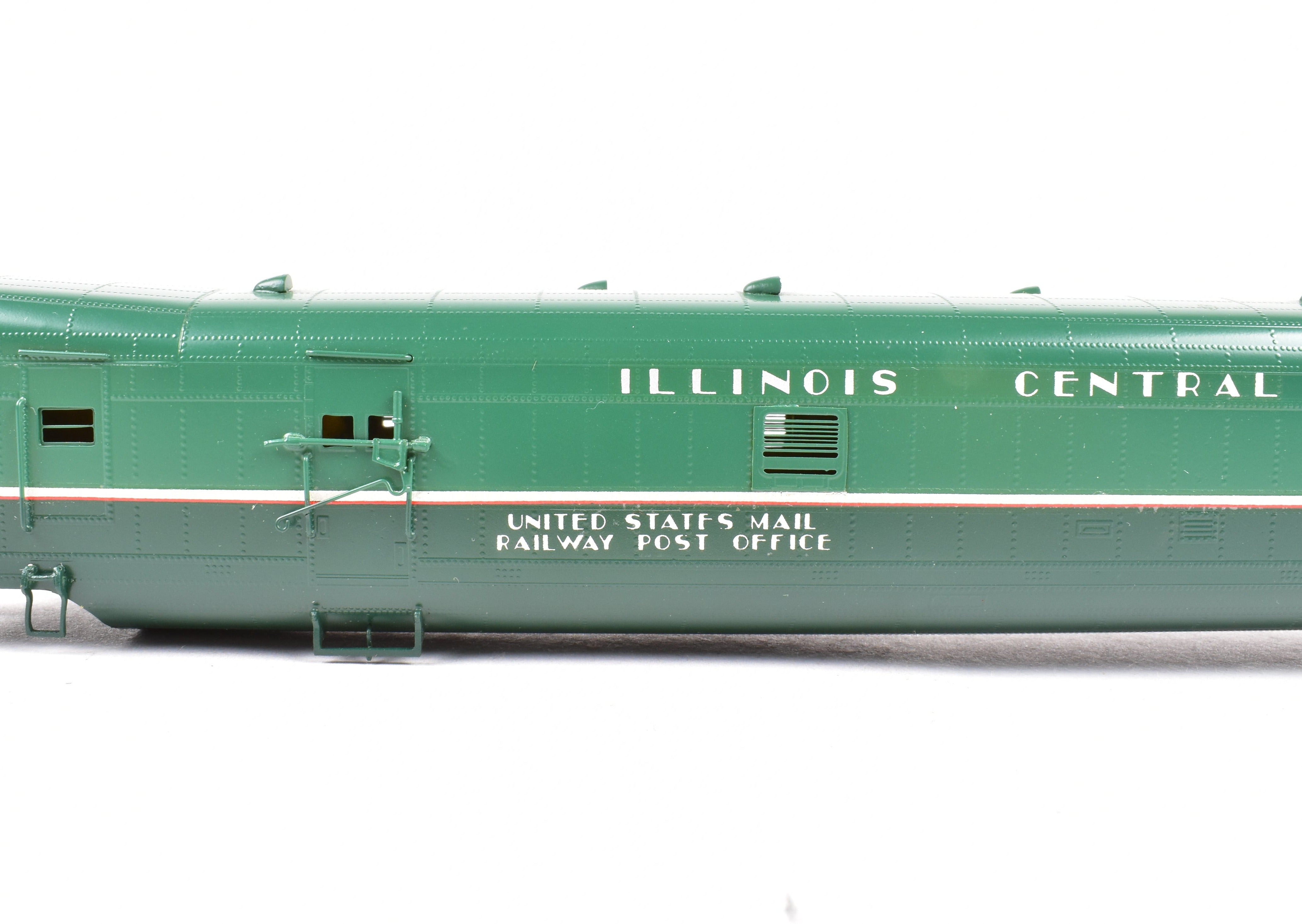 HO Brass CON OMI - Overland Models IC Illinois Central 5 - Car Articulated Factory - Painted Train Set