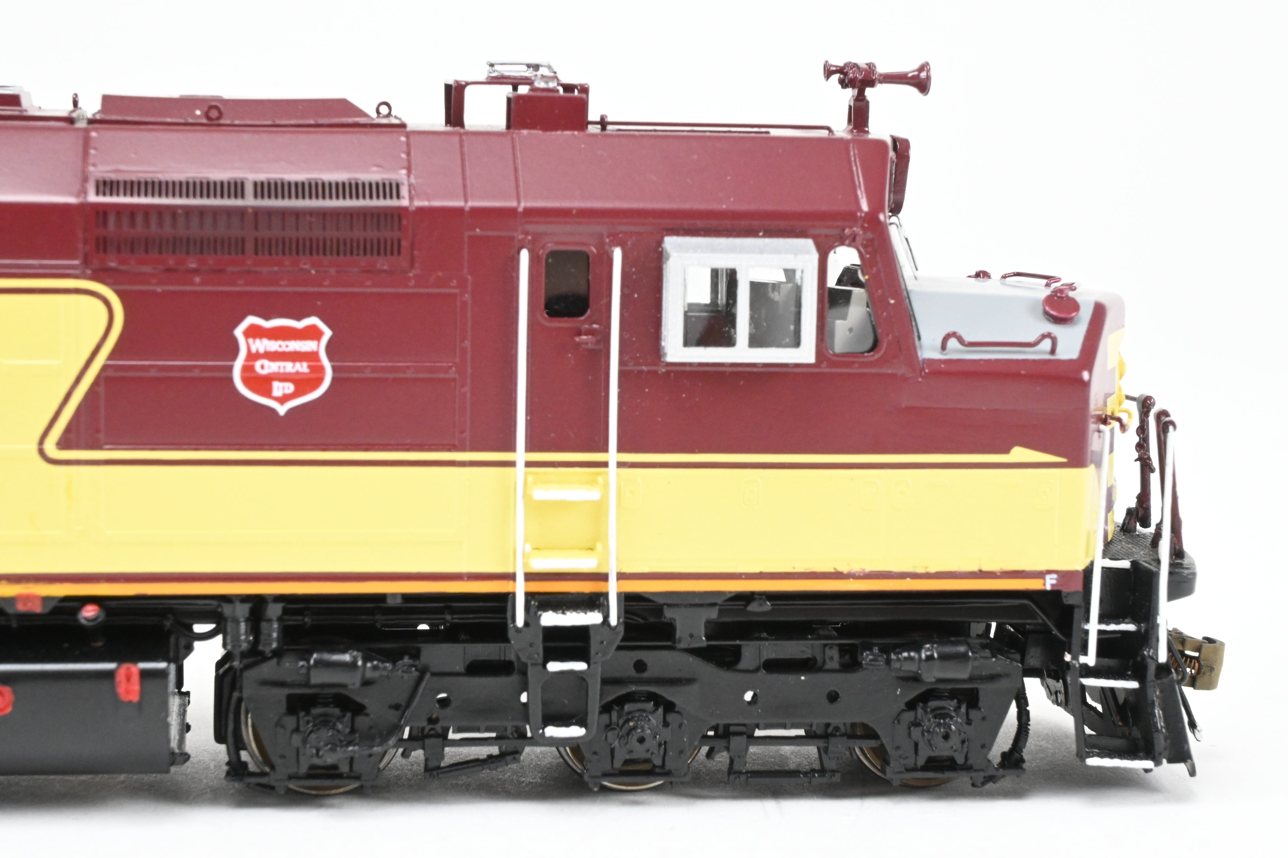 HO Brass OMI - Overland Models' Wisconsin Central EMD FP45 #6652 Maroon/Yellow w/Lights