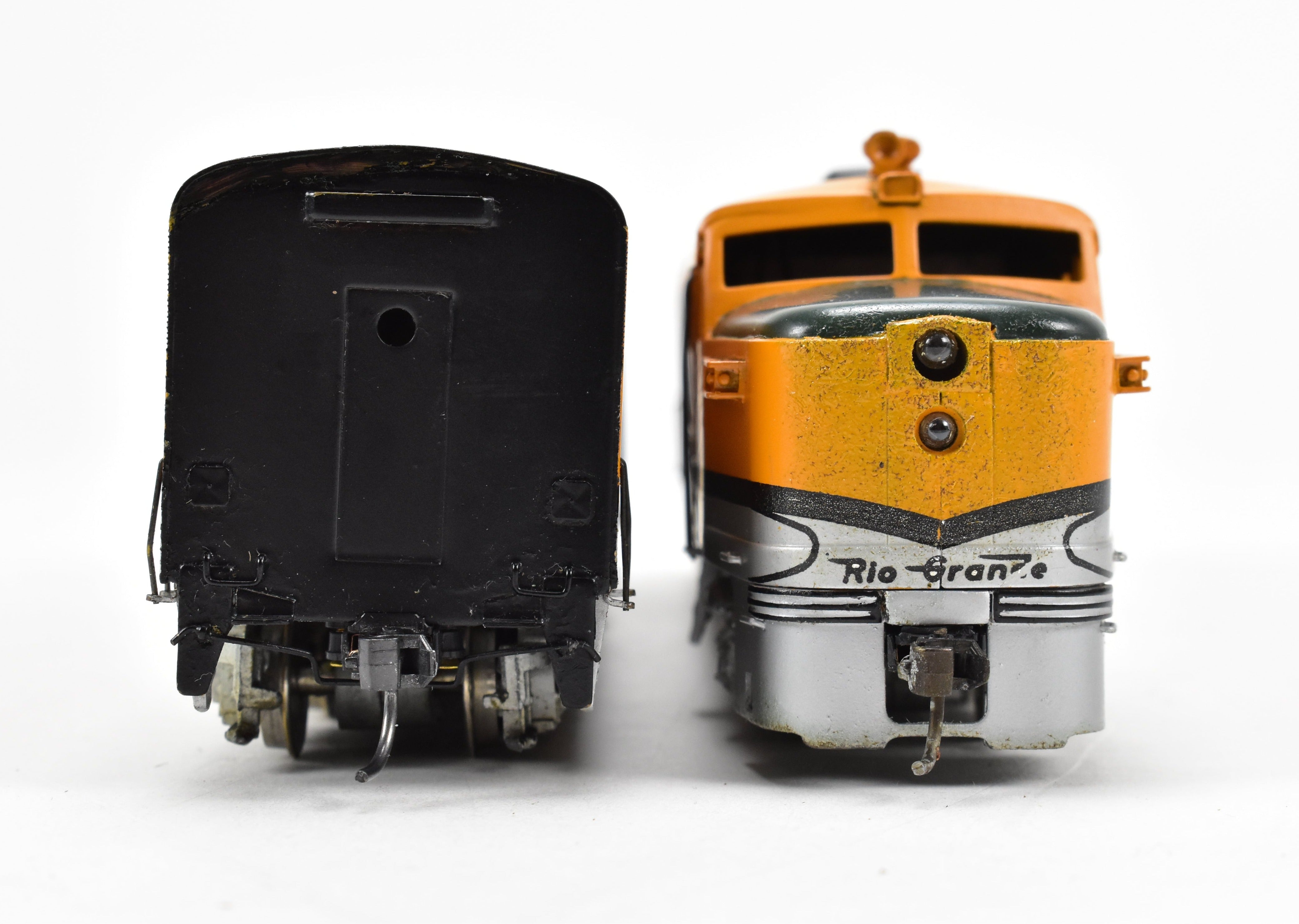 HO Scale Brass Denver & Rio Grande Western Alco PA-1/PB-1 Set FP Model