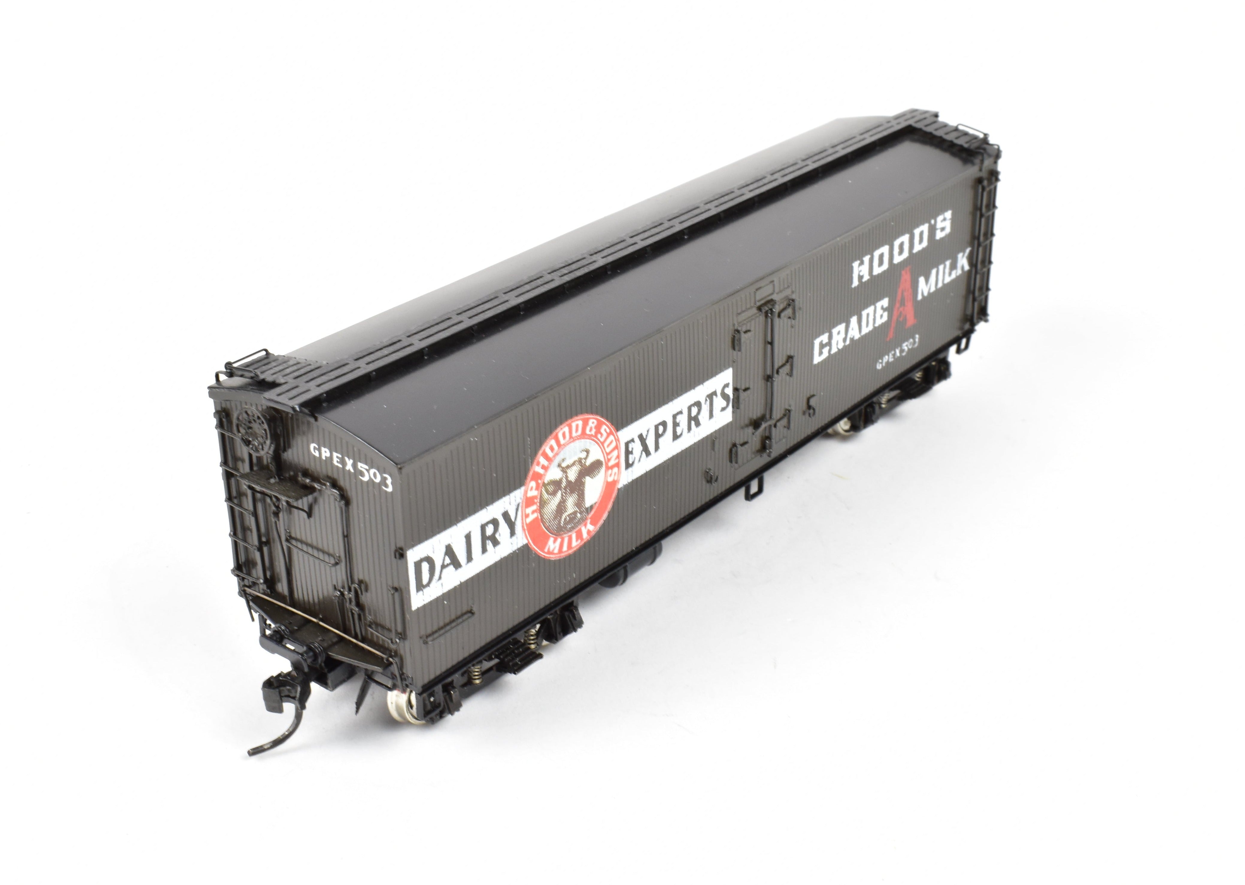High - Quality HO Scale Brass Precision Scale Co. Model Train GPEX 41 - Foot Wood Sheath Milk Tank Car Hoods FP for Collectors