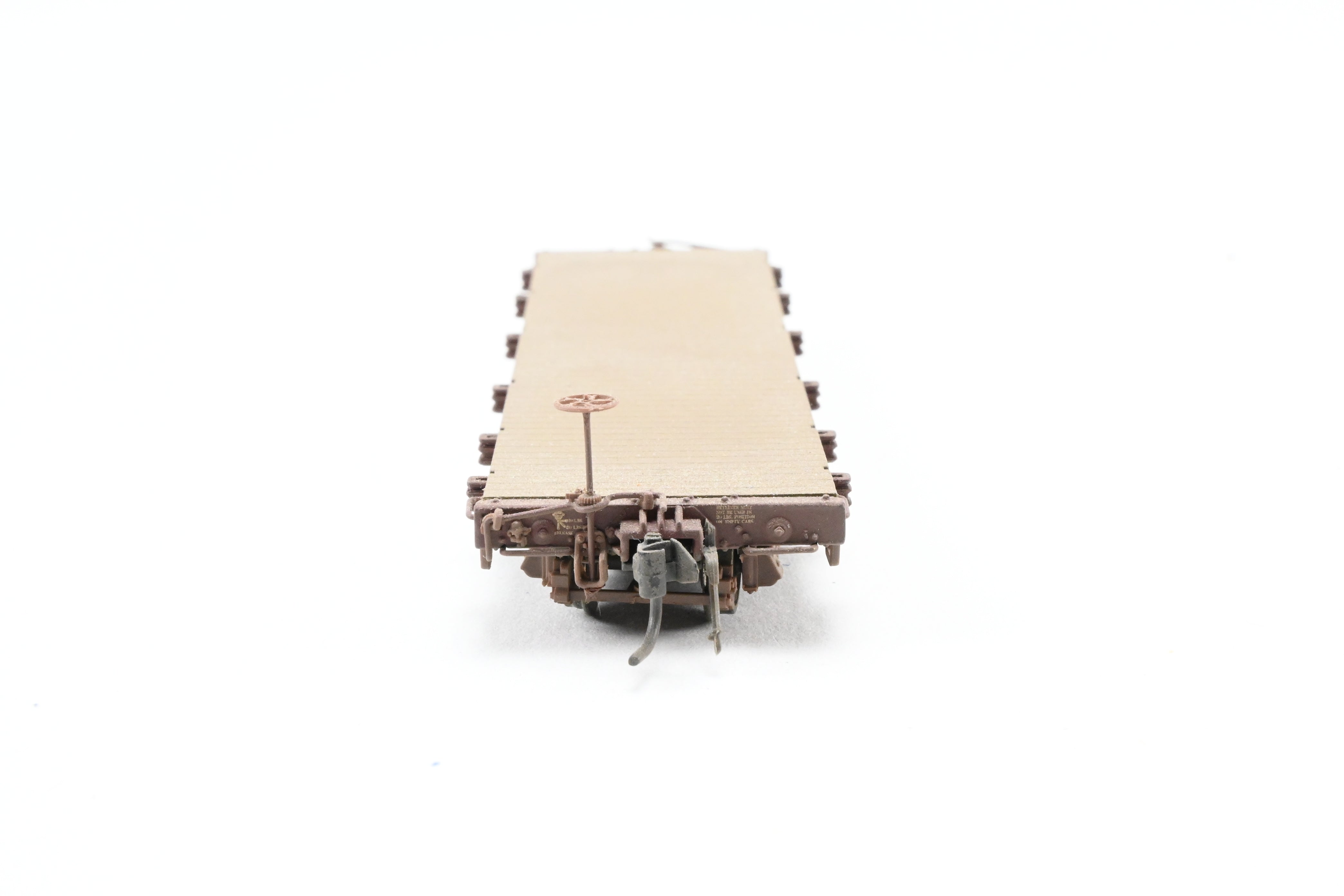 HOn3 Scale Model Train - Blackstone Models D&RGW Denver & Rio Grande Western 30’ Weathered Flat Car No. 6095